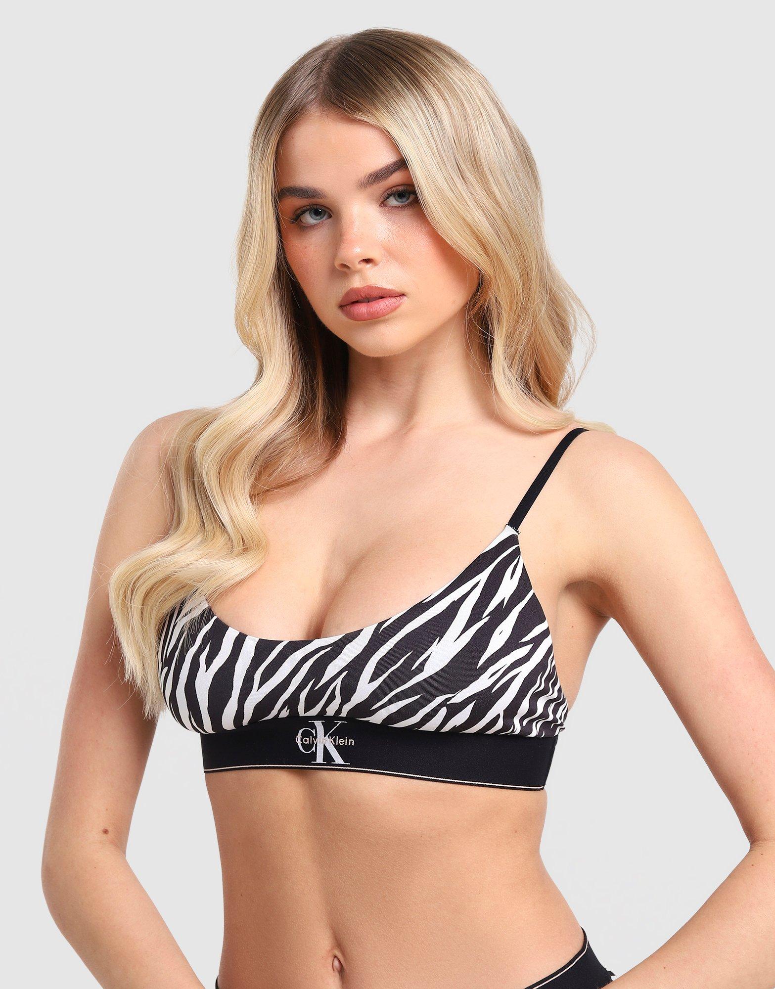Calvin Klein Underwear Zebra Print Bralette