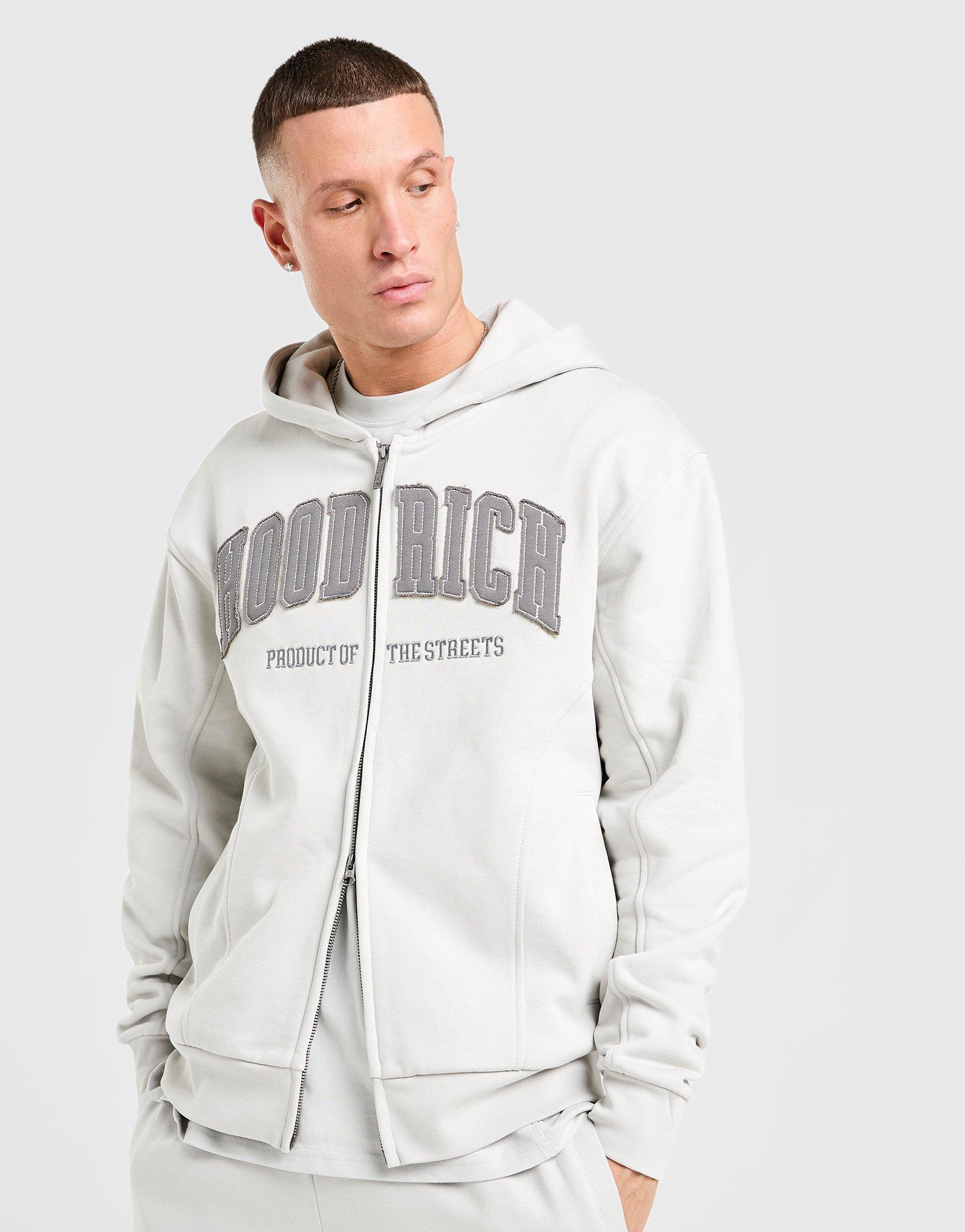 Hoodrich Felpa con Cappuccio Full Zip Cursed