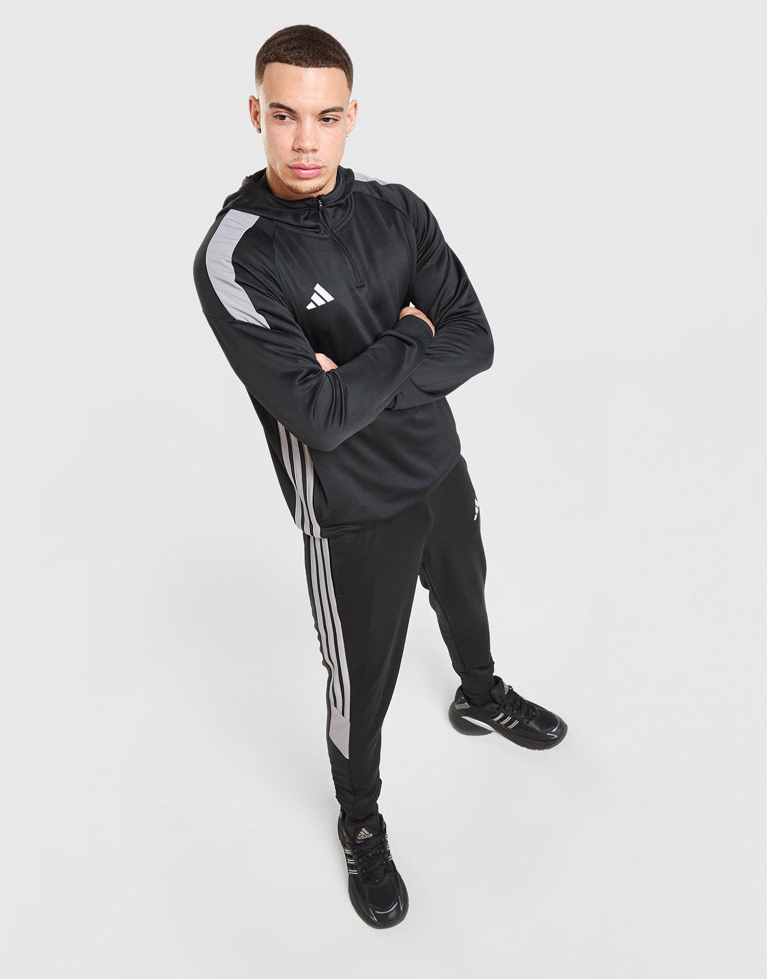 adidas Felpa con Cappuccio 1/4 Zip Tiro 26 Essentials