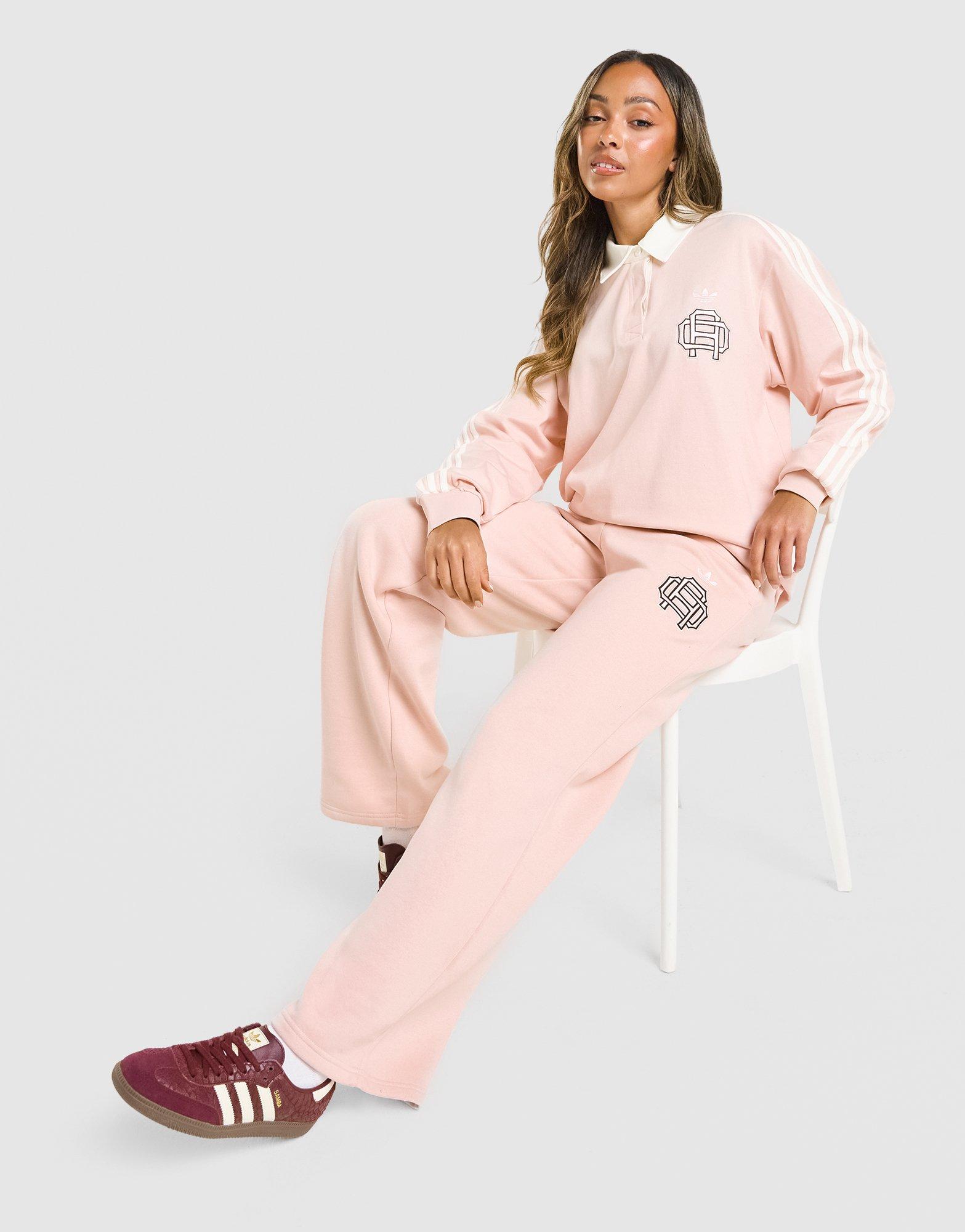 adidas Originals Emblem Wide Leg Joggers