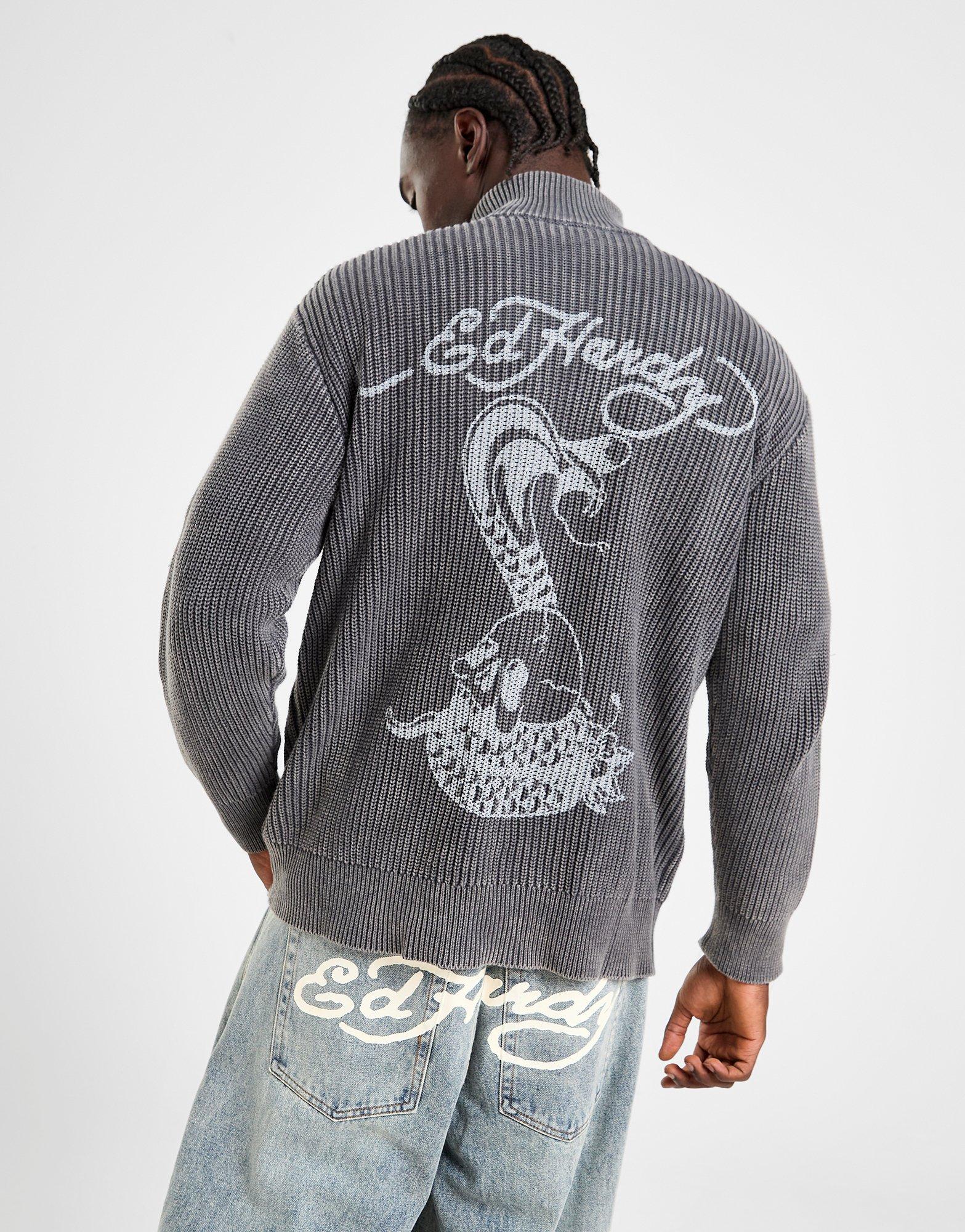 Ed Hardy Rib Full Zip Track Top