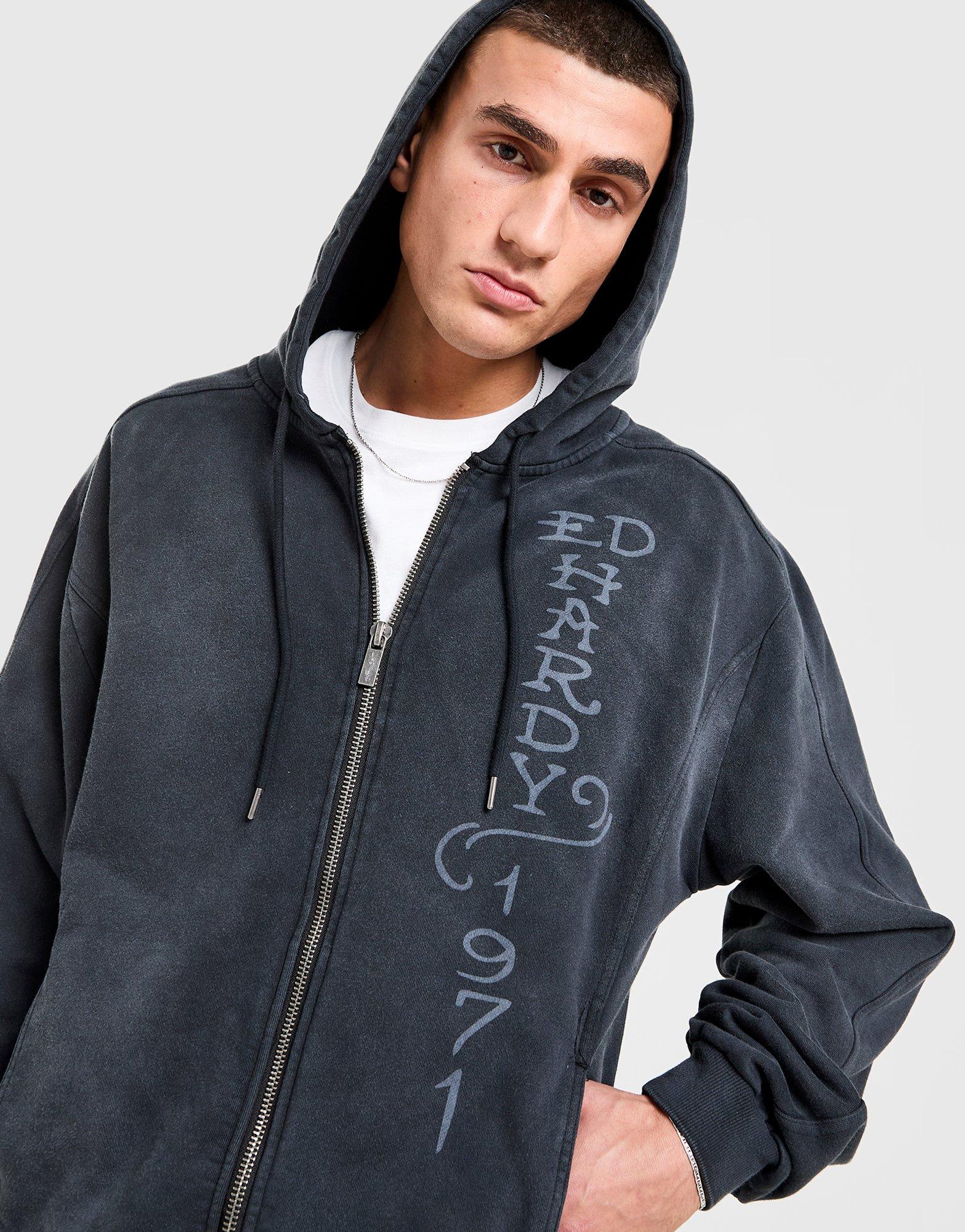 Ed Hardy Snake & Dragon Full Zip Hoodie