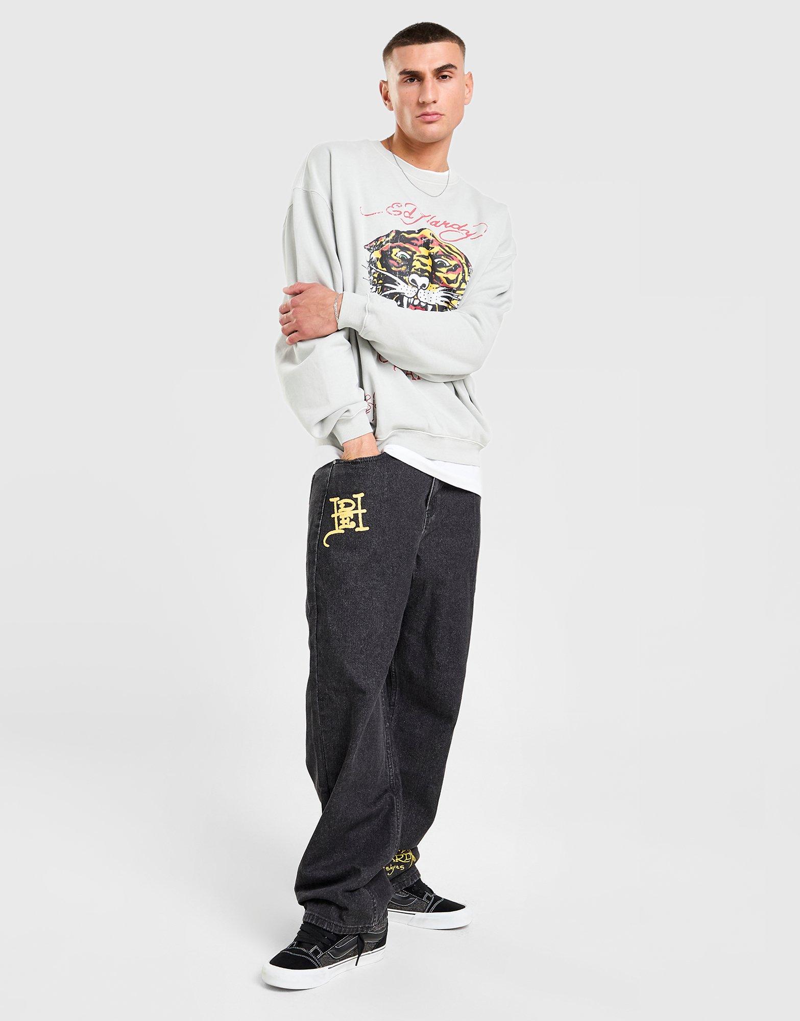 Ed Hardy Sweatshirt Tiiger Crew