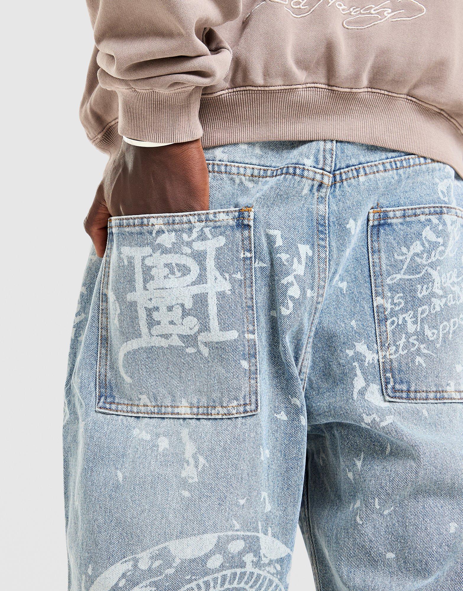 Ed Hardy Jean imprimé Dragon