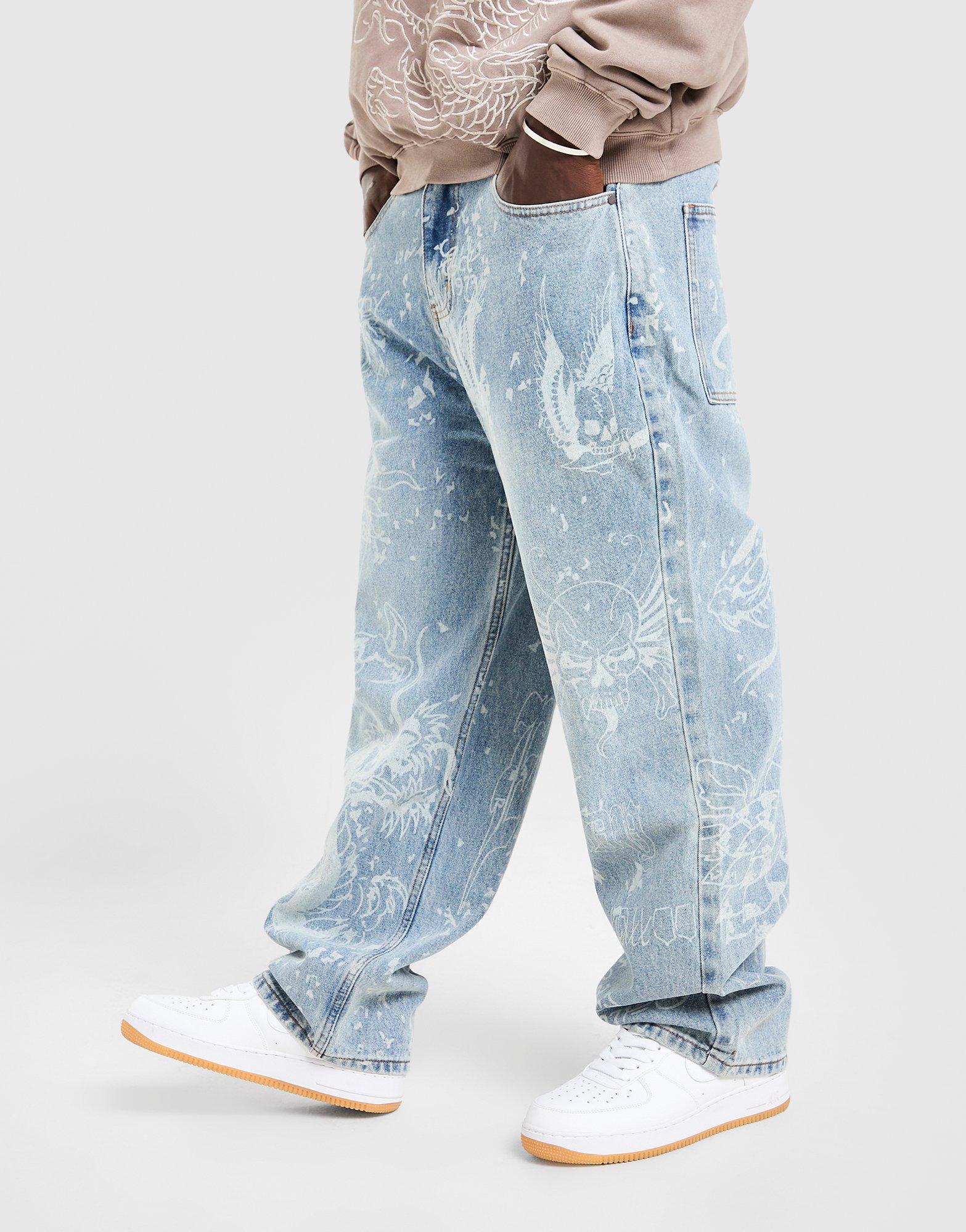 Ed Hardy Jean imprimé Dragon