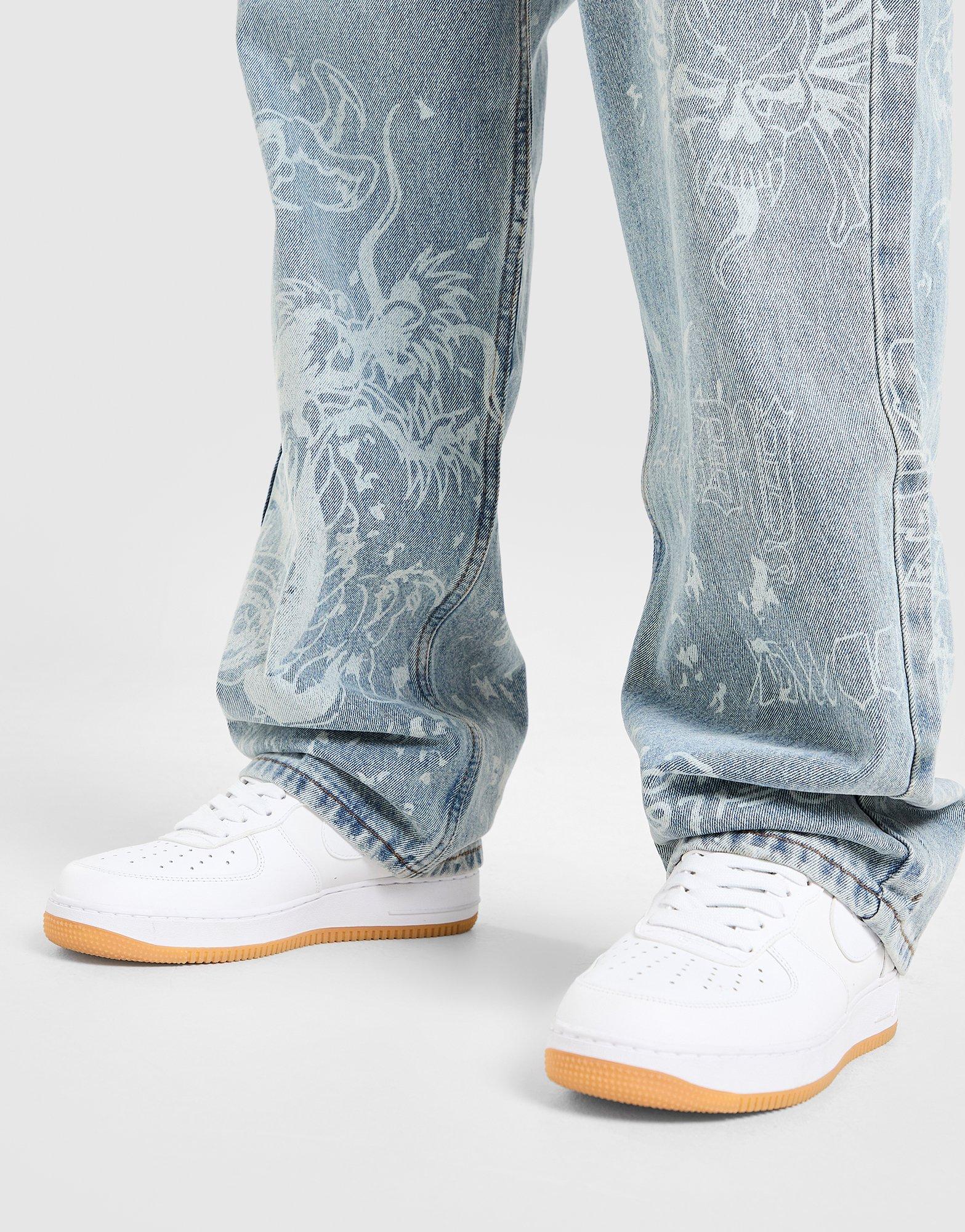 Ed Hardy Jean imprimé Dragon