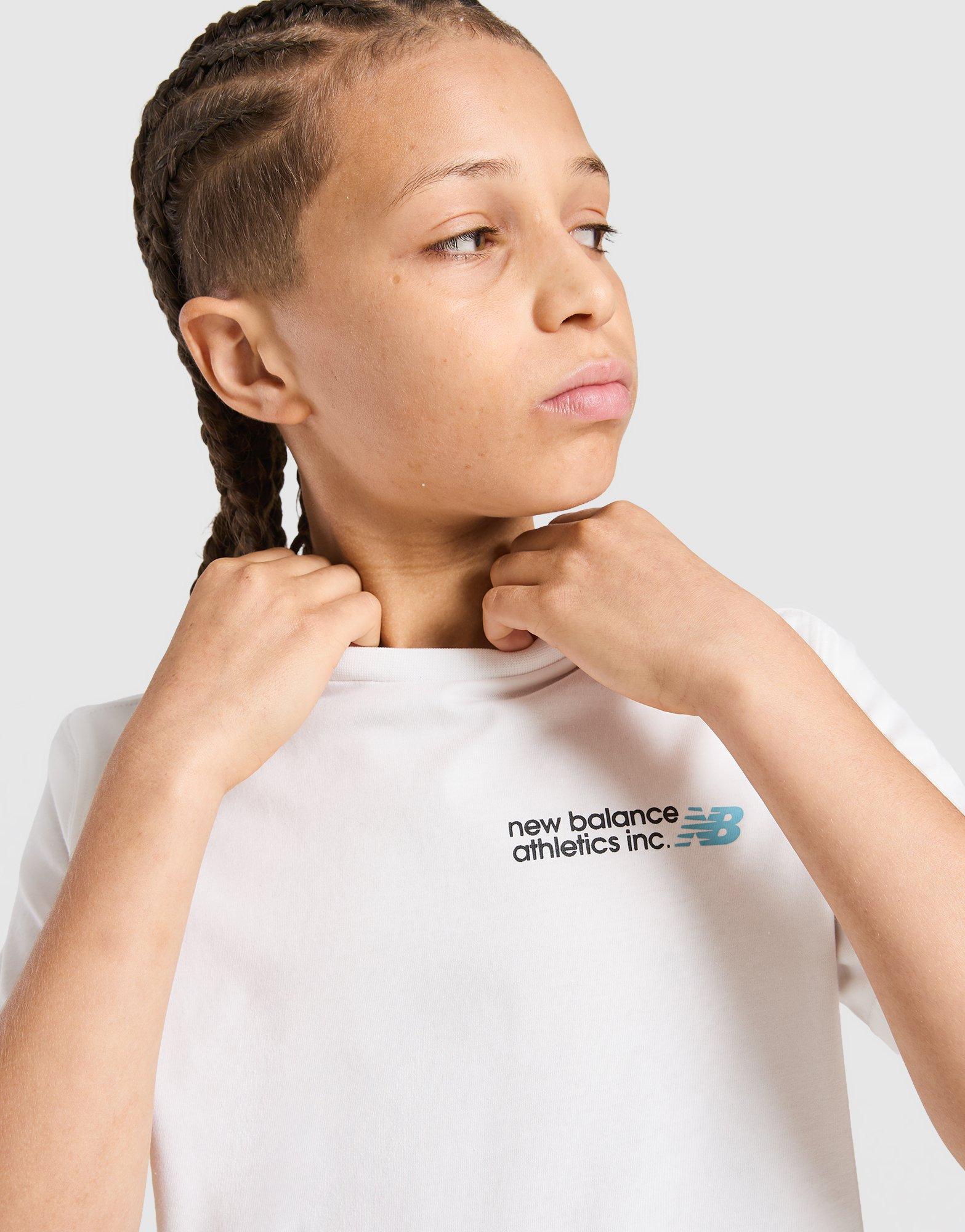 New Balance Linear Back Hit T-Shirt Junior