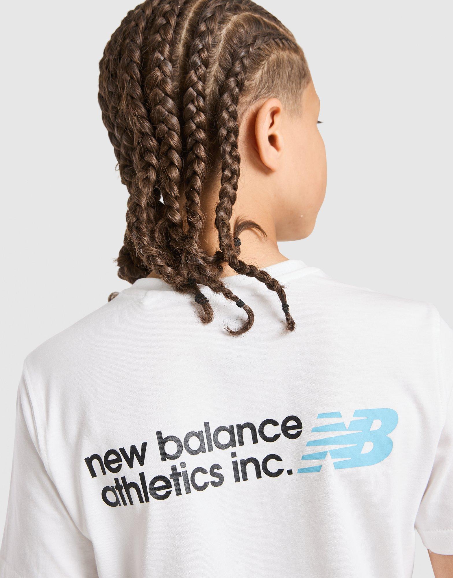 New Balance Linear Back Hit T-Shirt Junior