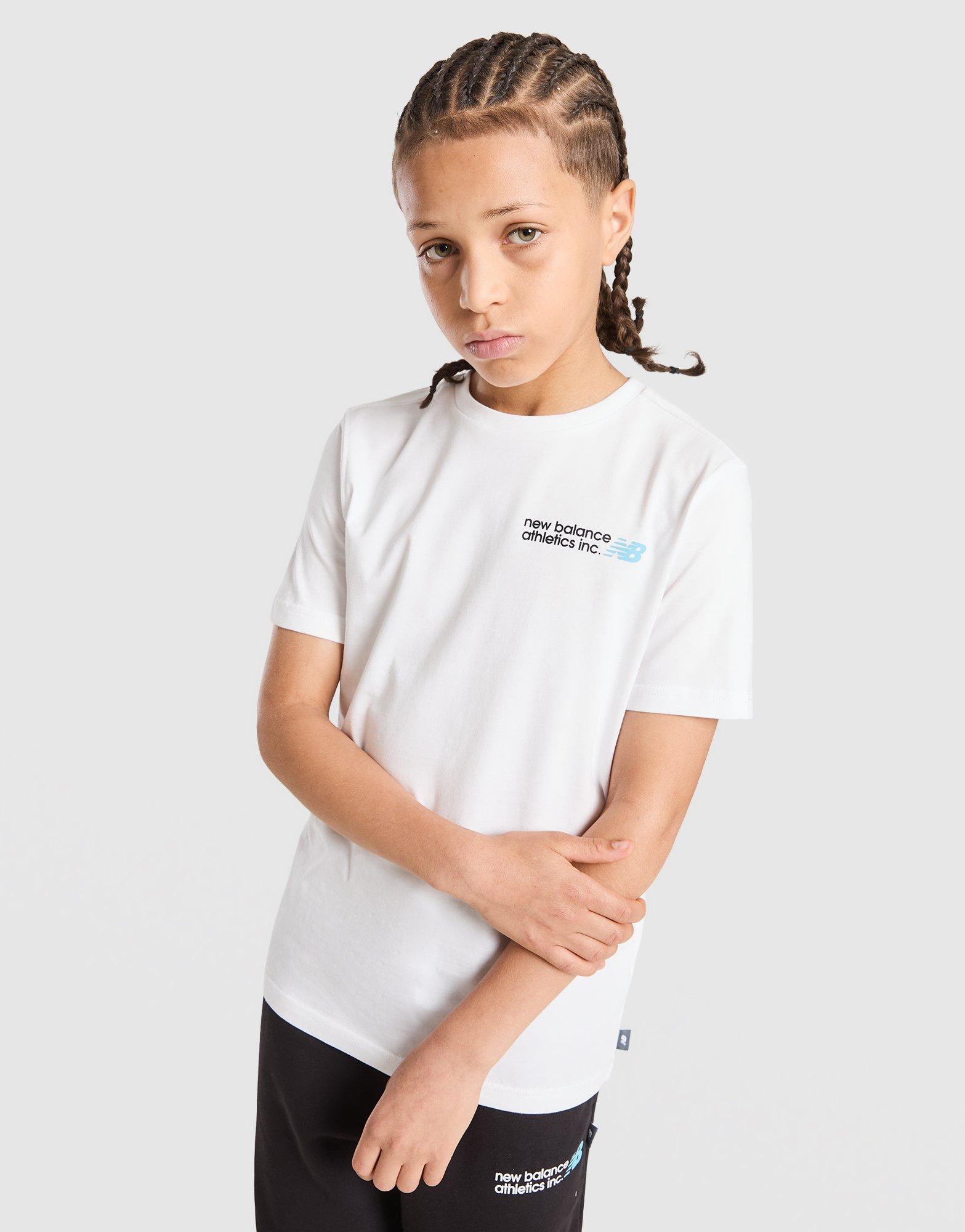 New Balance Linear Back Hit T-Shirt Junior