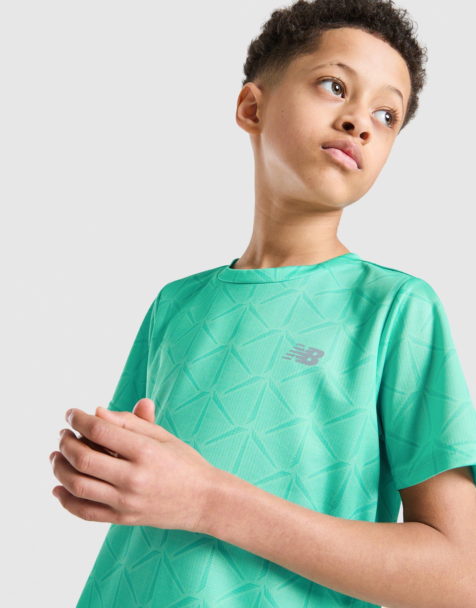 New Balance Geometric Poly T-Shirt Junior