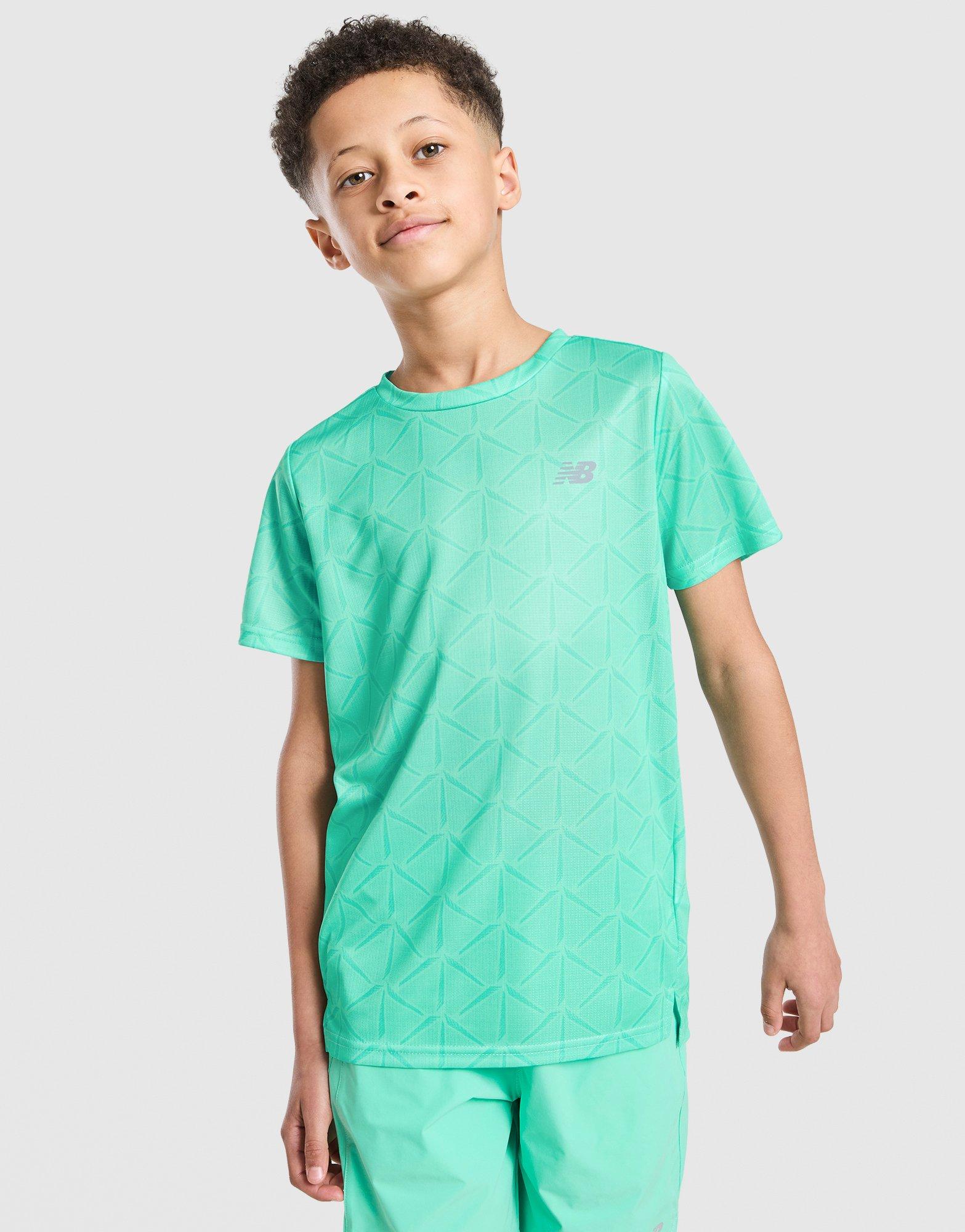 New Balance Geometric Poly T-Shirt Junior