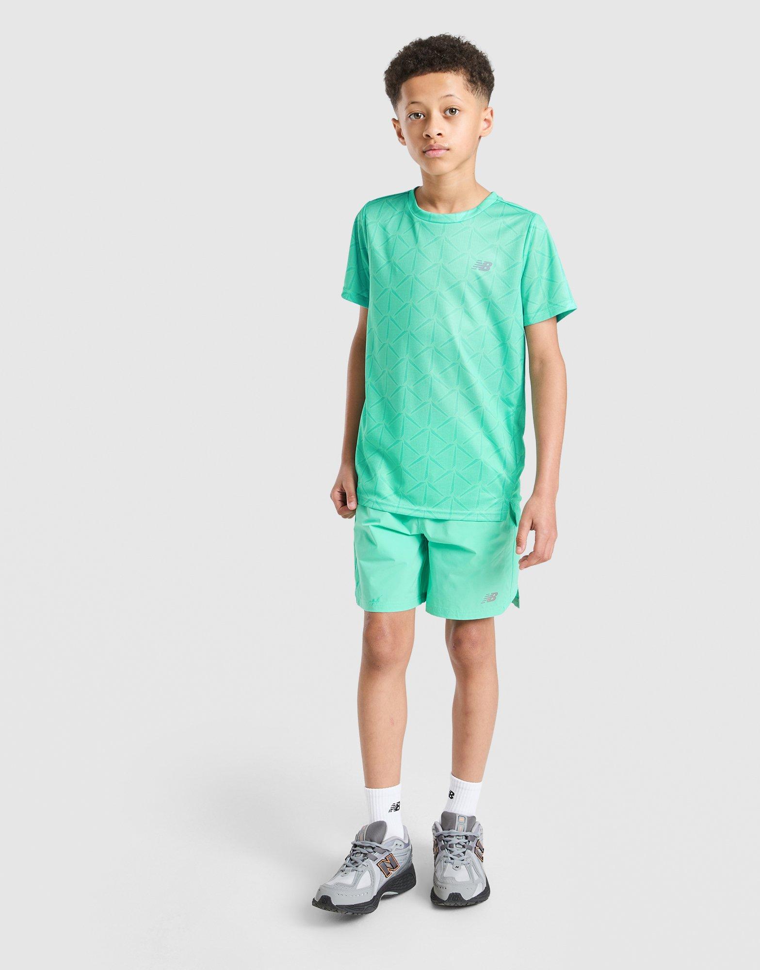 New Balance Geometric Poly T-Shirt Junior