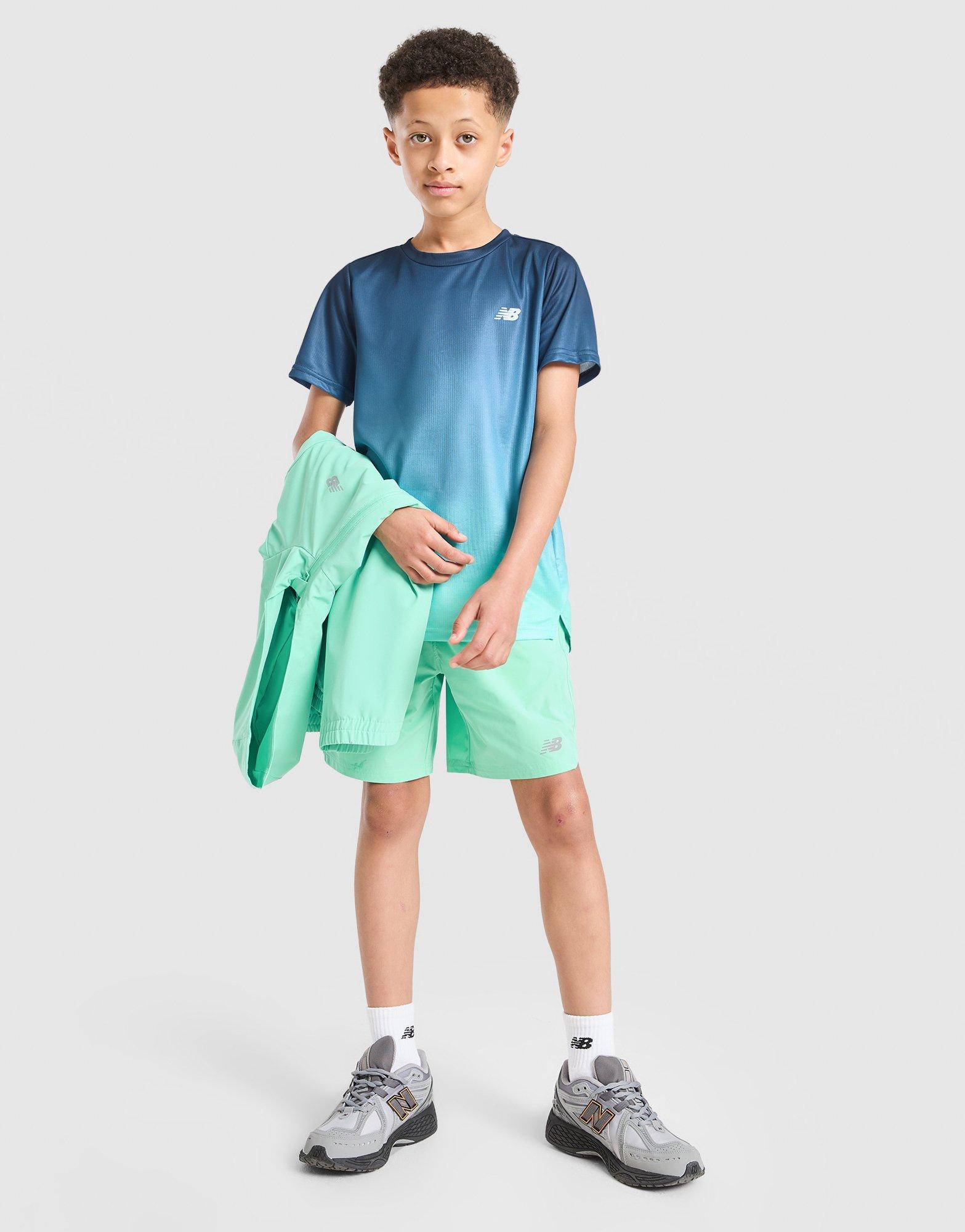 New Balance Fade Poly T-Shirt Junior