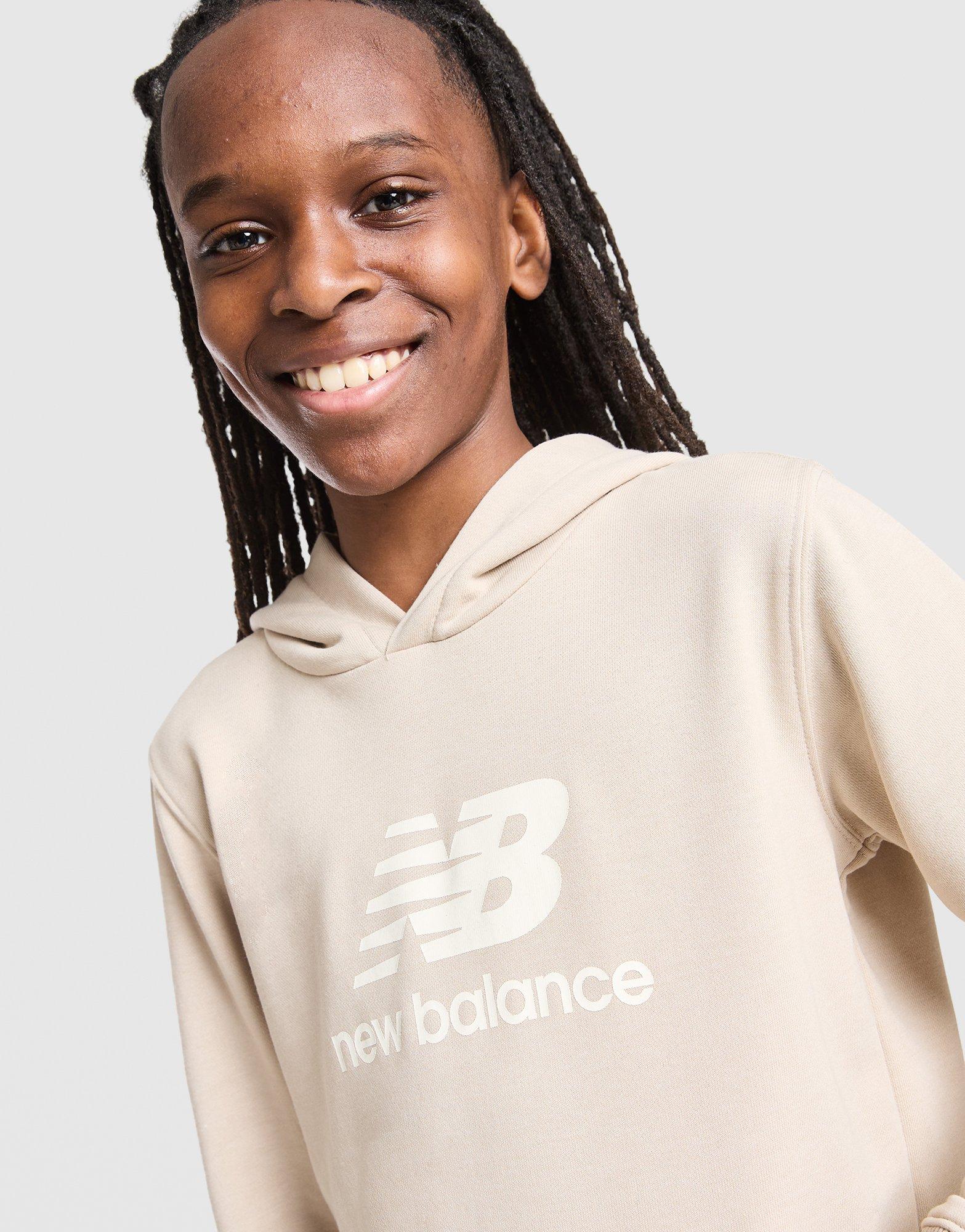 New Balance Large Logo Overhead Hooded Tracksuit Junior