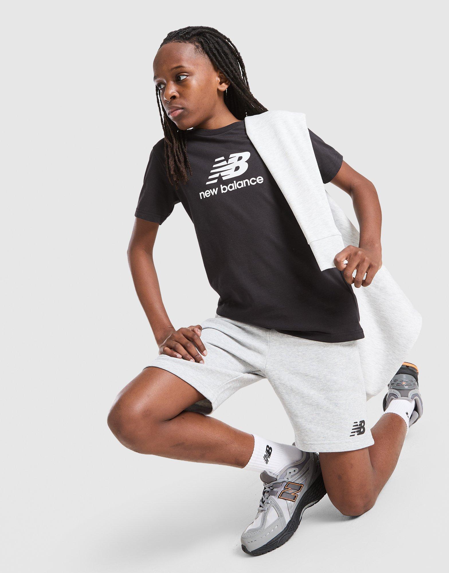 New Balance Large Logo T-Shirt/Shorts Set Junior