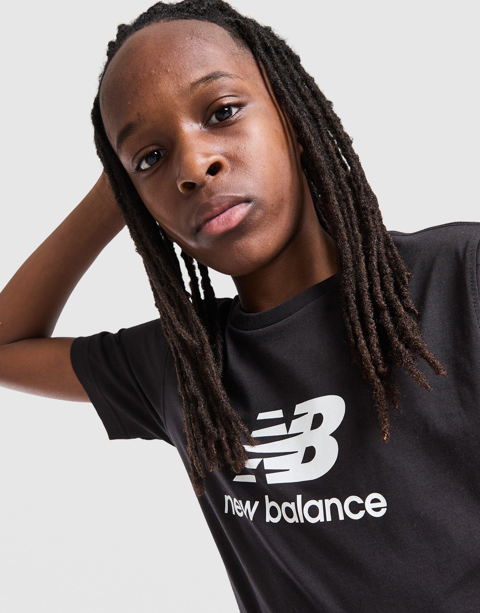 New Balance Large Logo T-Shirt/Shorts Set Junior