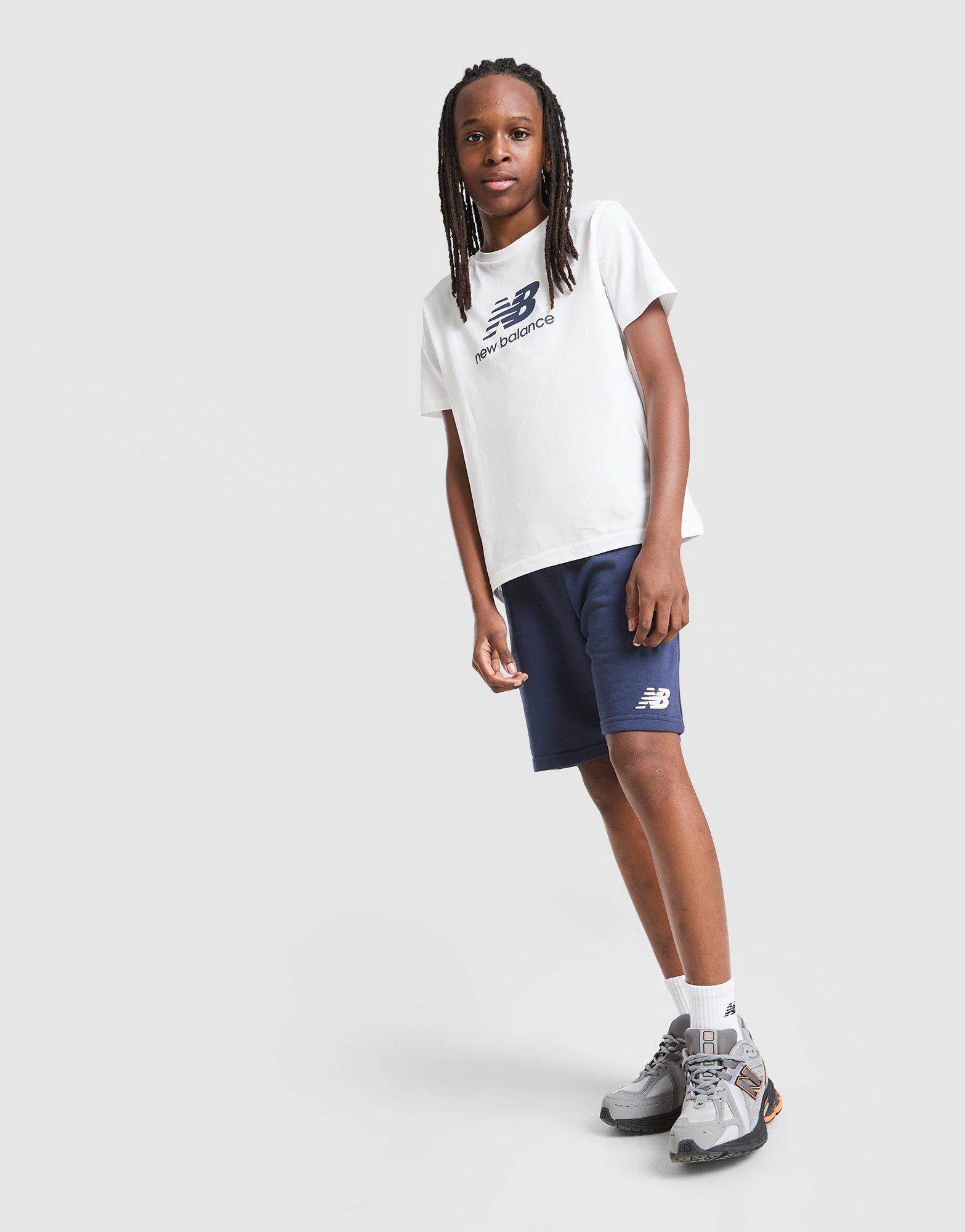 New Balance Large Logo T-Shirt/Shorts Set Junior