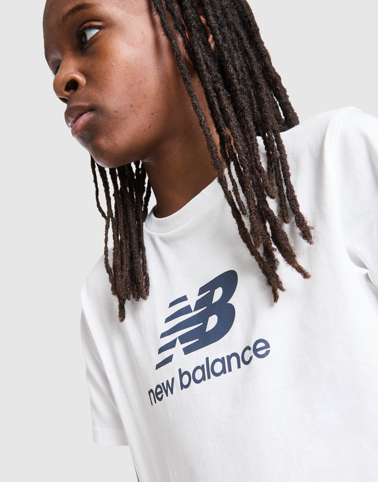 New Balance Large Logo T-Shirt/Shorts Set Junior