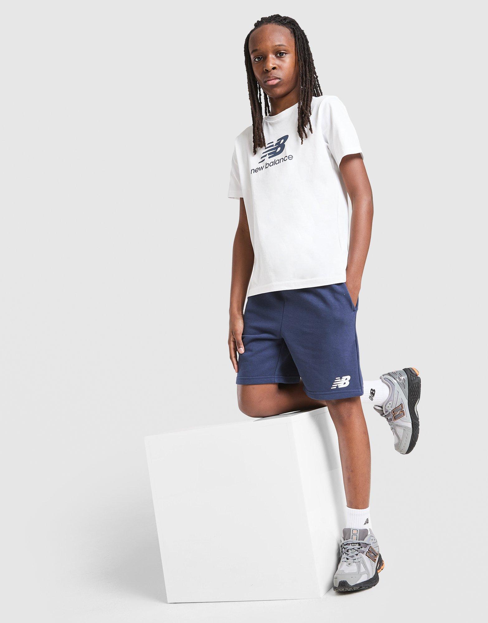 New Balance Large Logo T-Shirt/Shorts Set Junior
