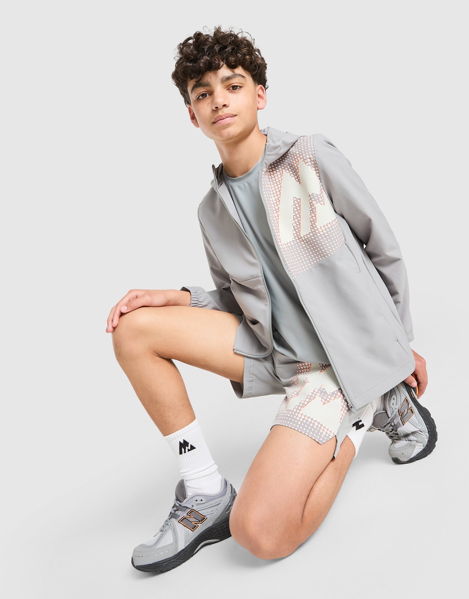 Grey MONTIREX Aero Large Logo Windbreaker Junior | JD Sports UK
