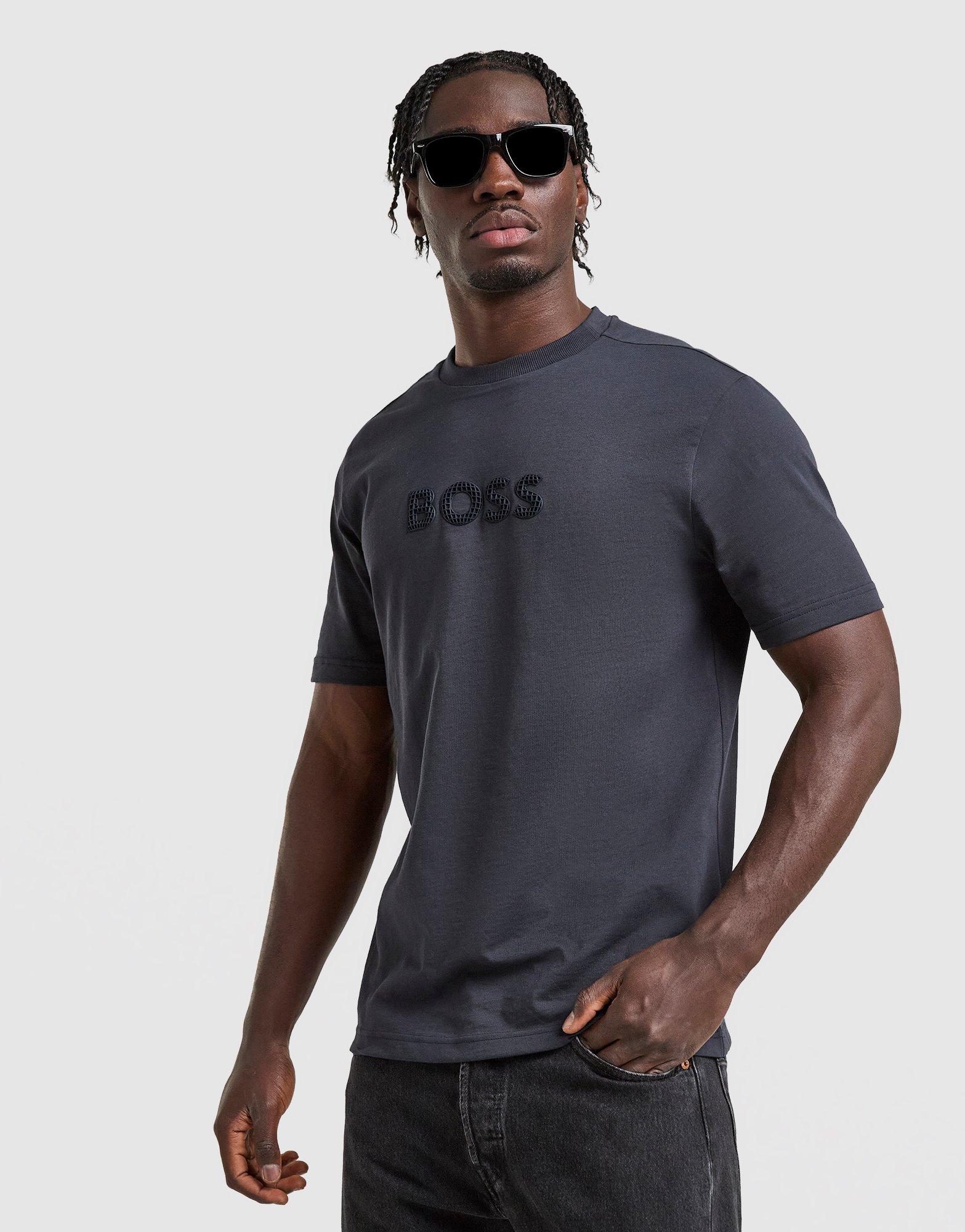 BOSS Grid Logo T-Shirt