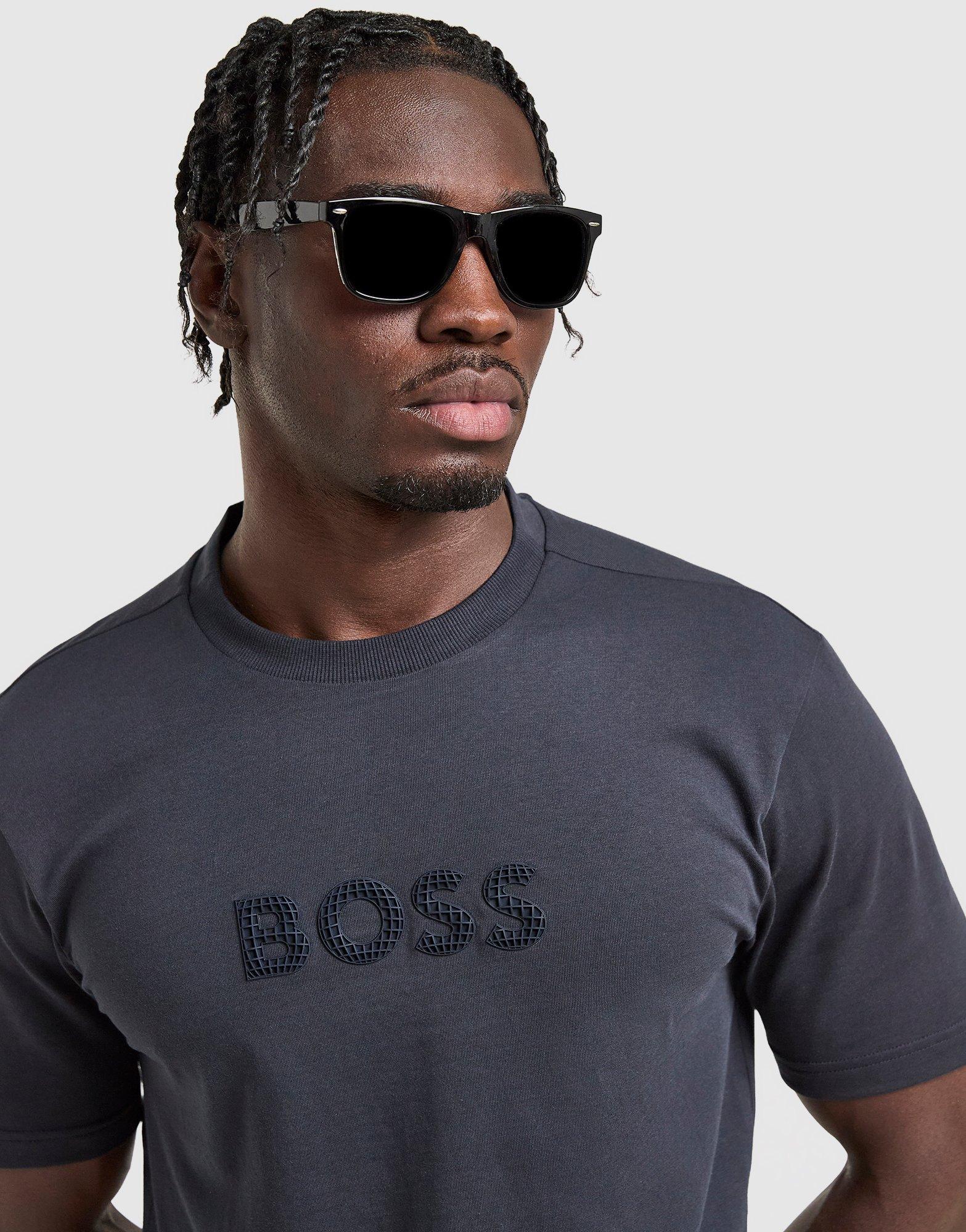 BOSS Grid Logo T-Shirt