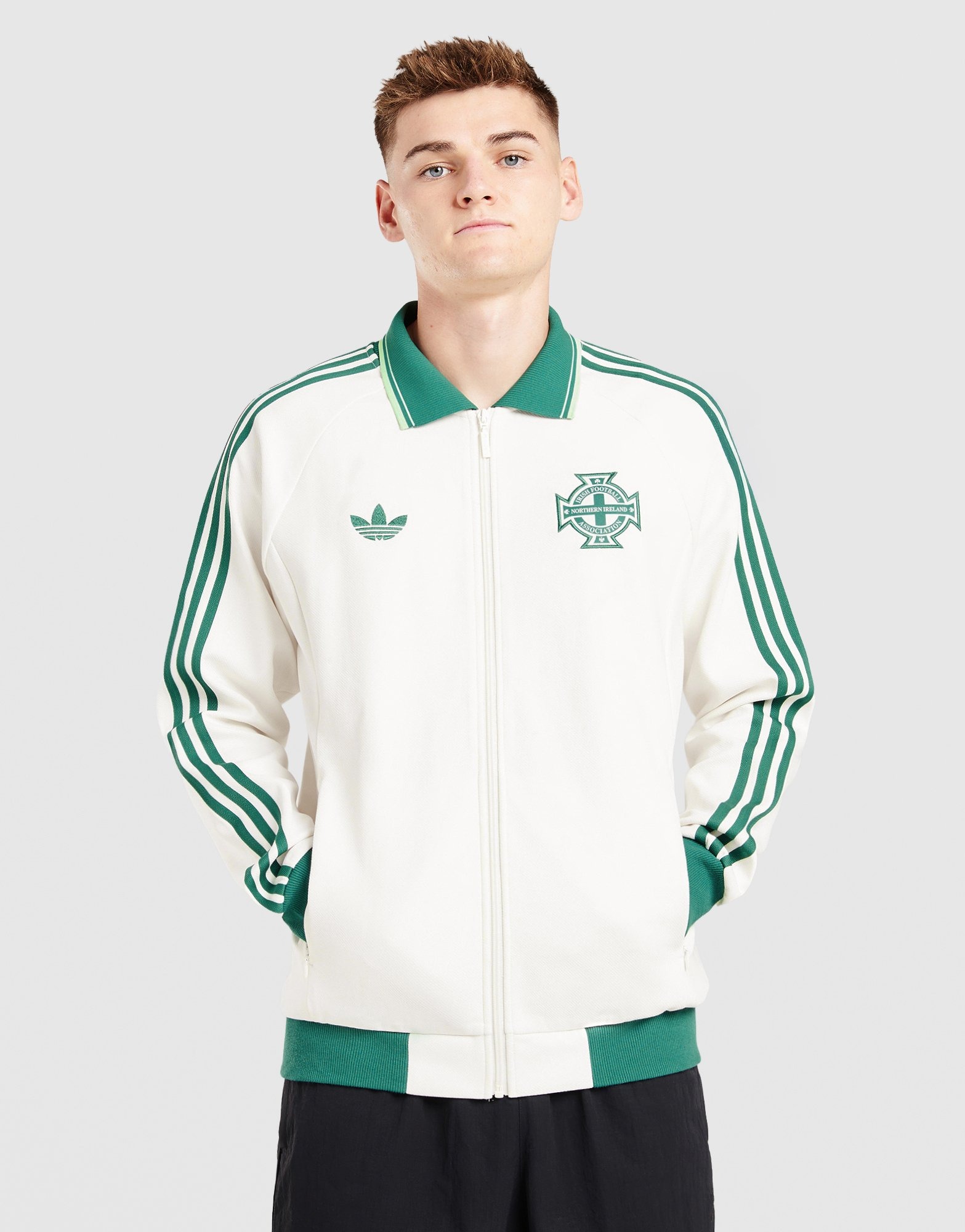 White adidas Originals Northen Ireland 2026 Away OG Jacket - JD