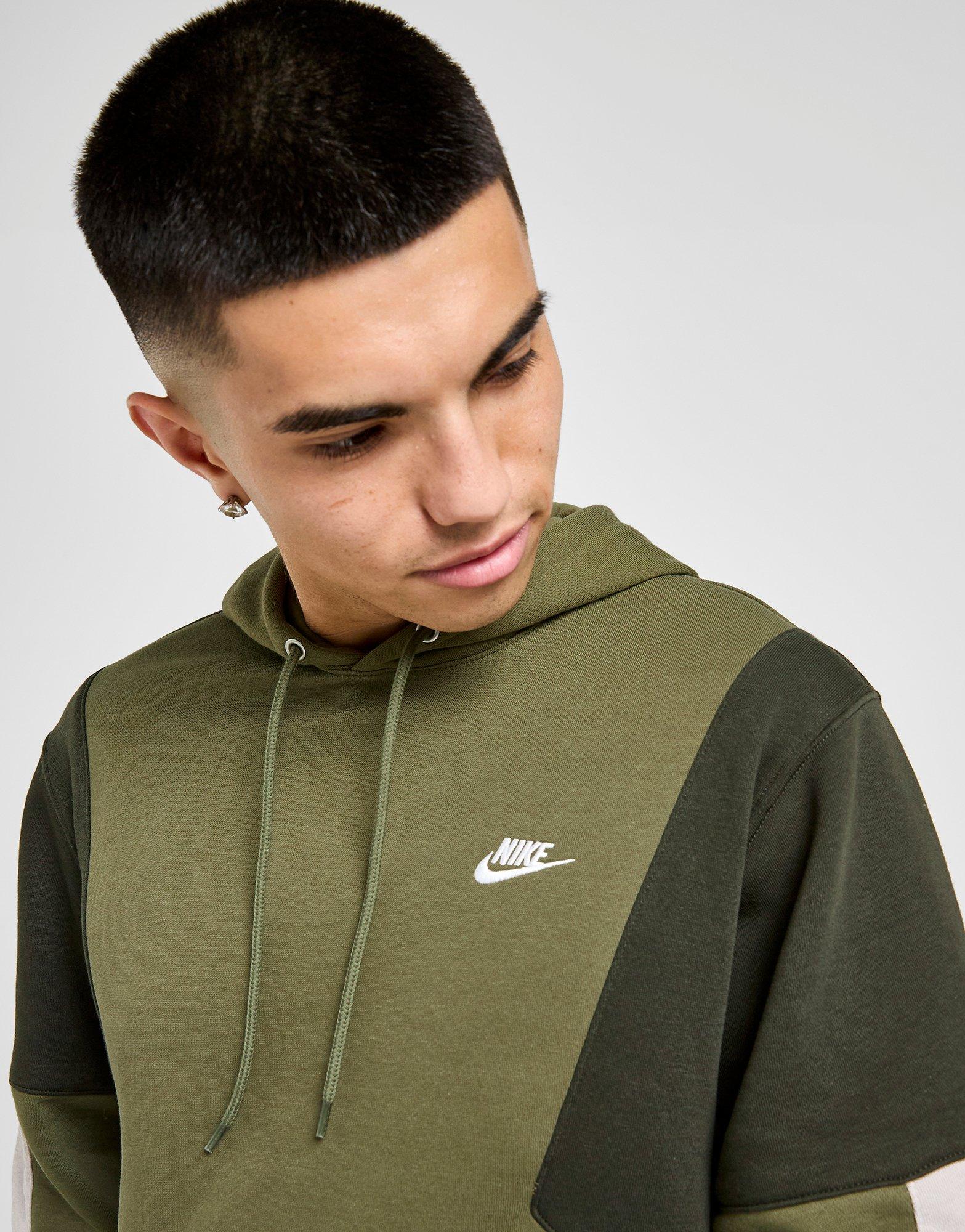 Nike Club Fleece Colour Block Hoodie