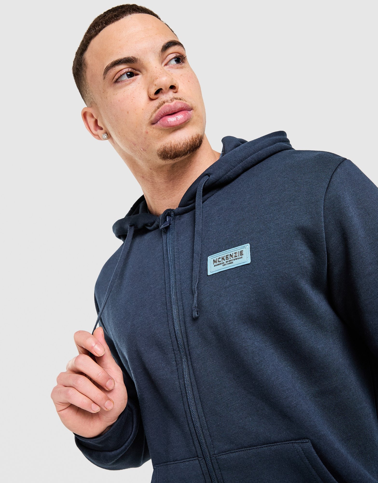 Blue McKenzie Rocco Full Zip Hoodie - JD Sports Global