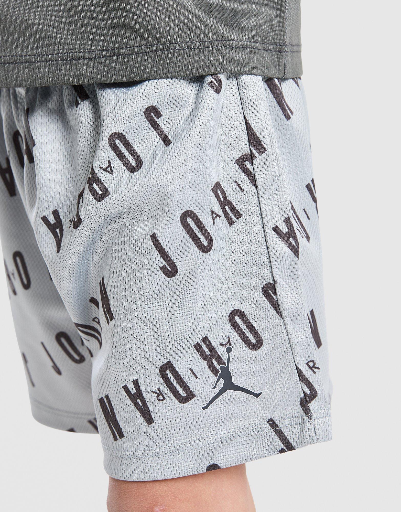 Jordan All Over Print T-Shirt/Shorts Set Children