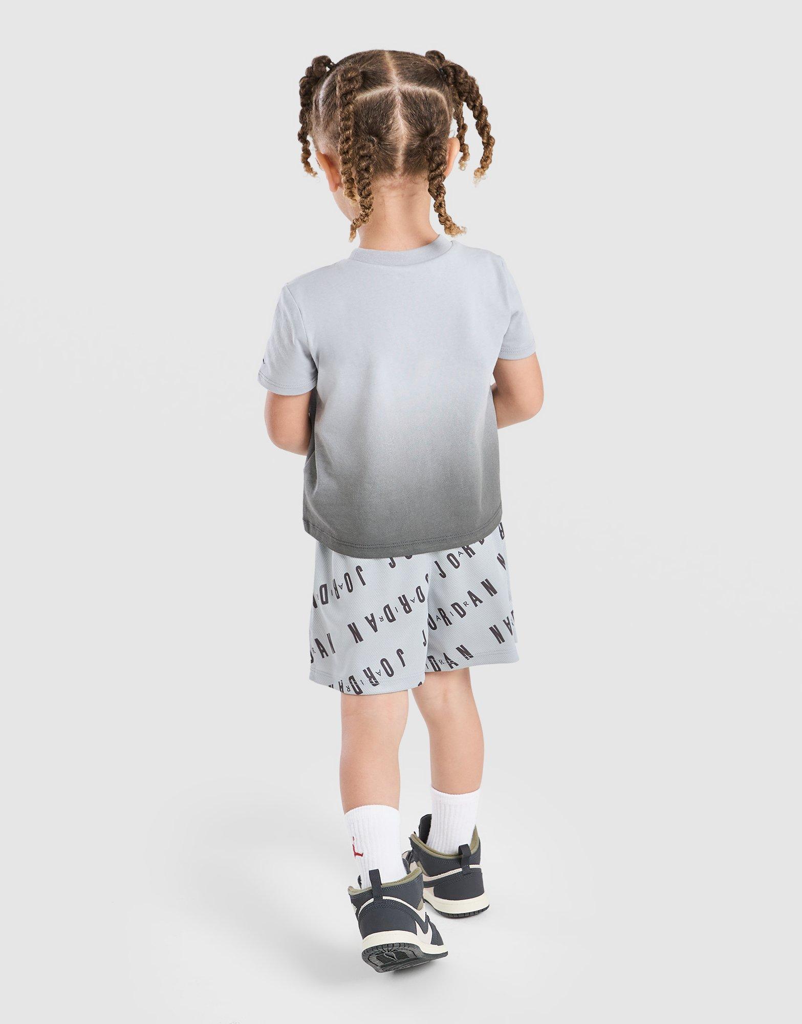 Jordan All Over Print T-Shirt/Shorts Set Children