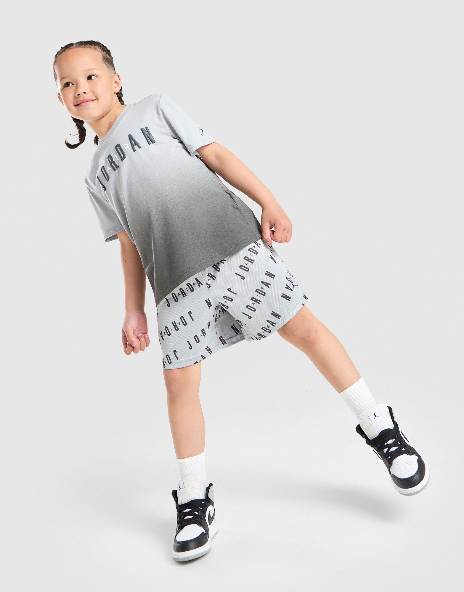 Jordan All Over Print T-Shirt/Shorts Set Children