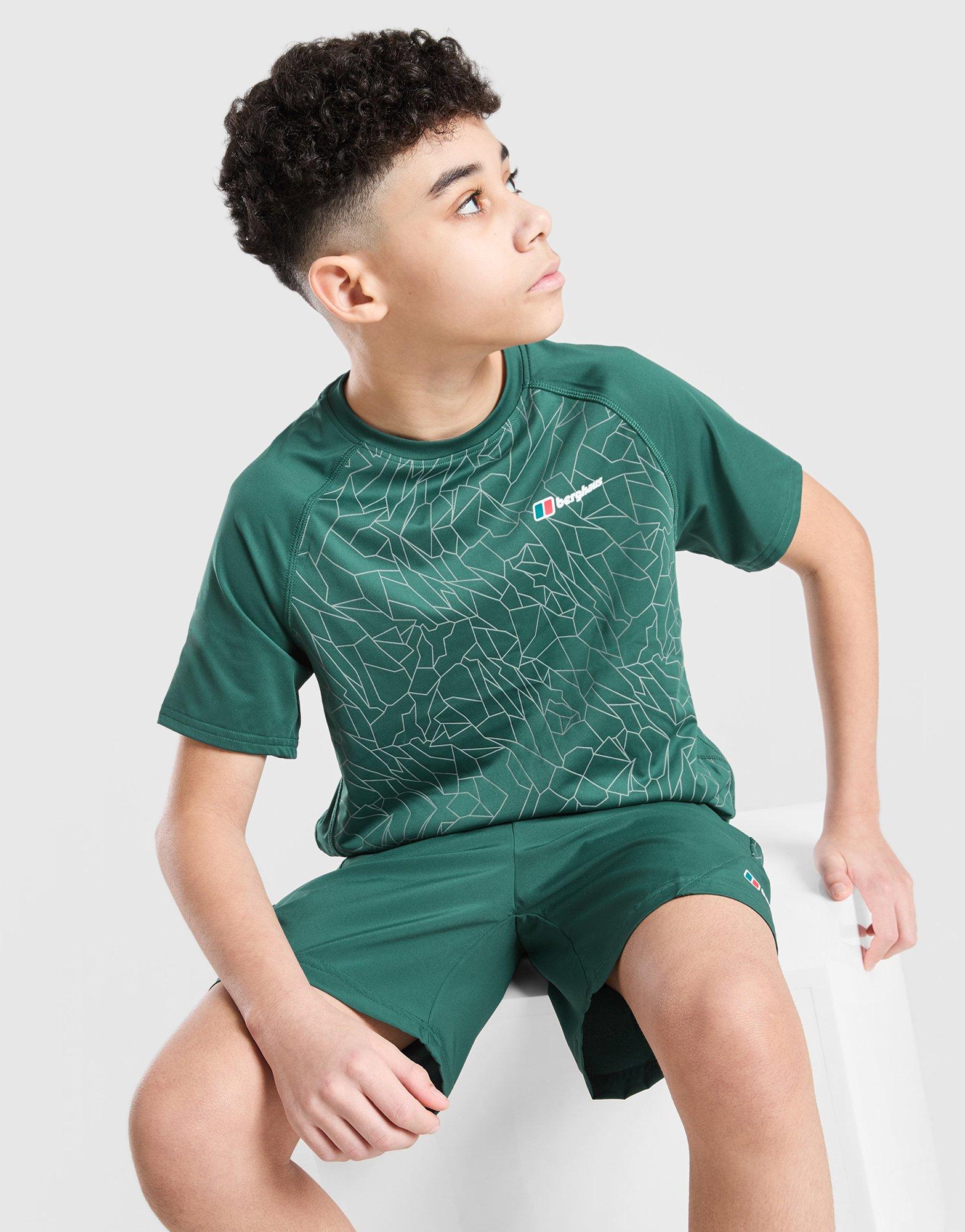 Berghaus All Over Print Grid V2 T-Shirt Junior