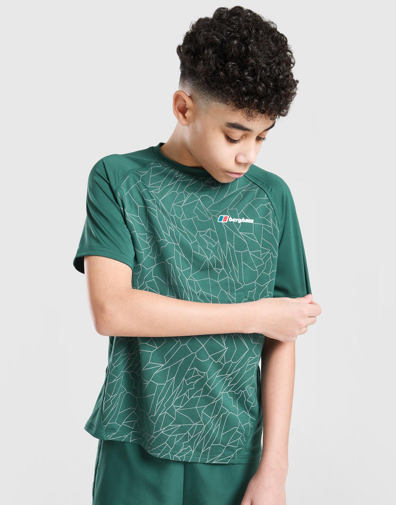 Berghaus All Over Print Grid V2 T-Shirt Junior