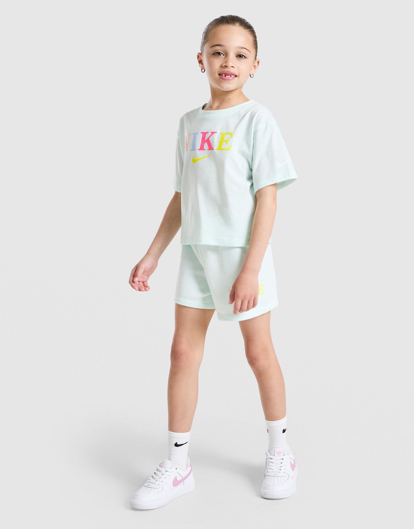 Nike Girls' Graphic T-Shirt/Shorts Set Children