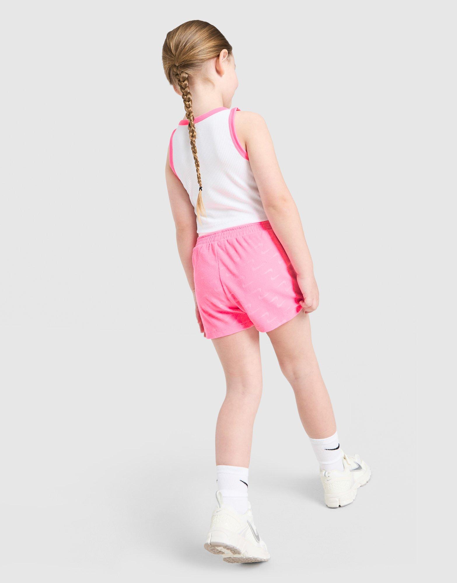 Nike Ensemble débardeur côtelé/short running Enfant Fille