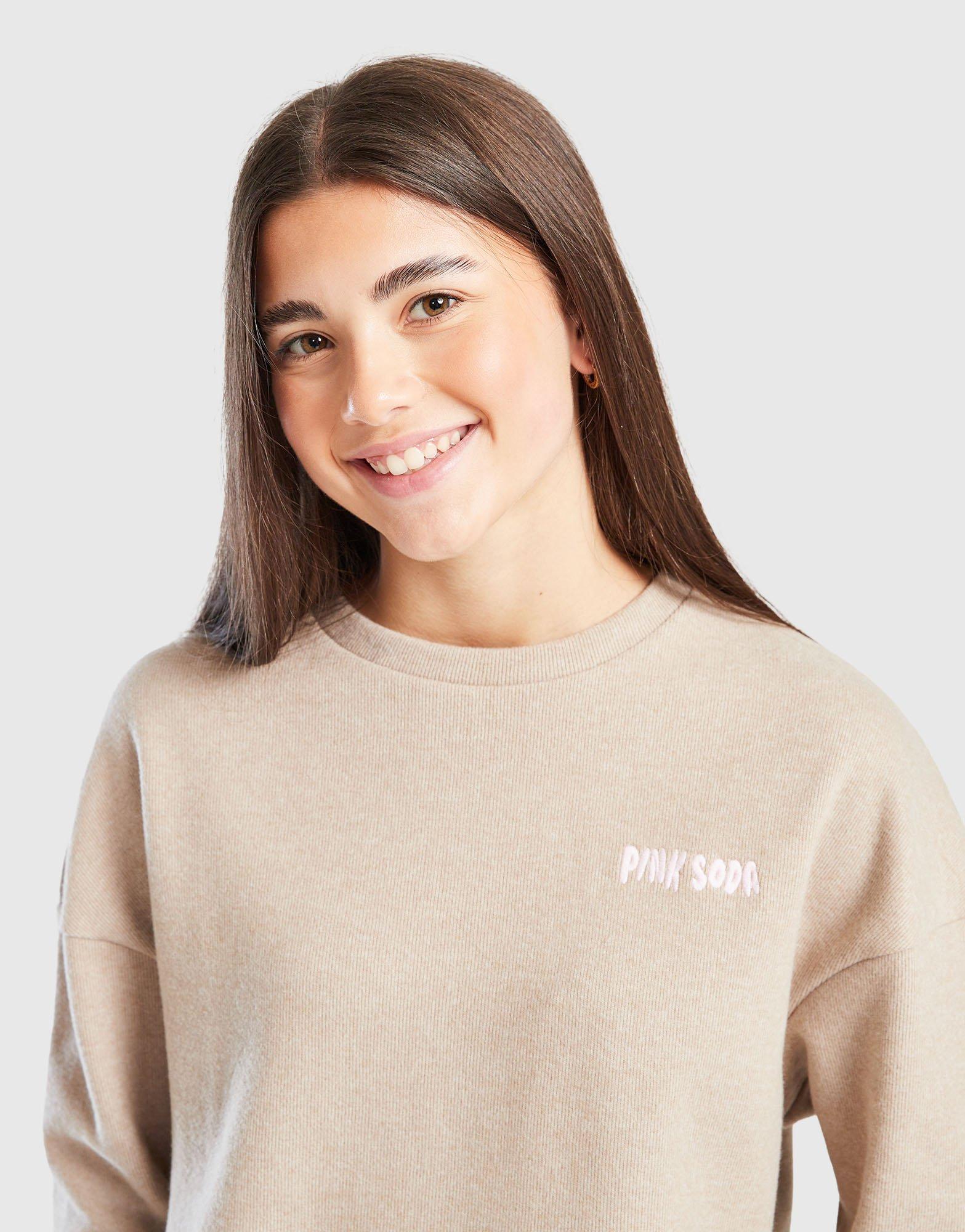 Pink Soda Sport Sudadera Crew Ava Girls' Júnior