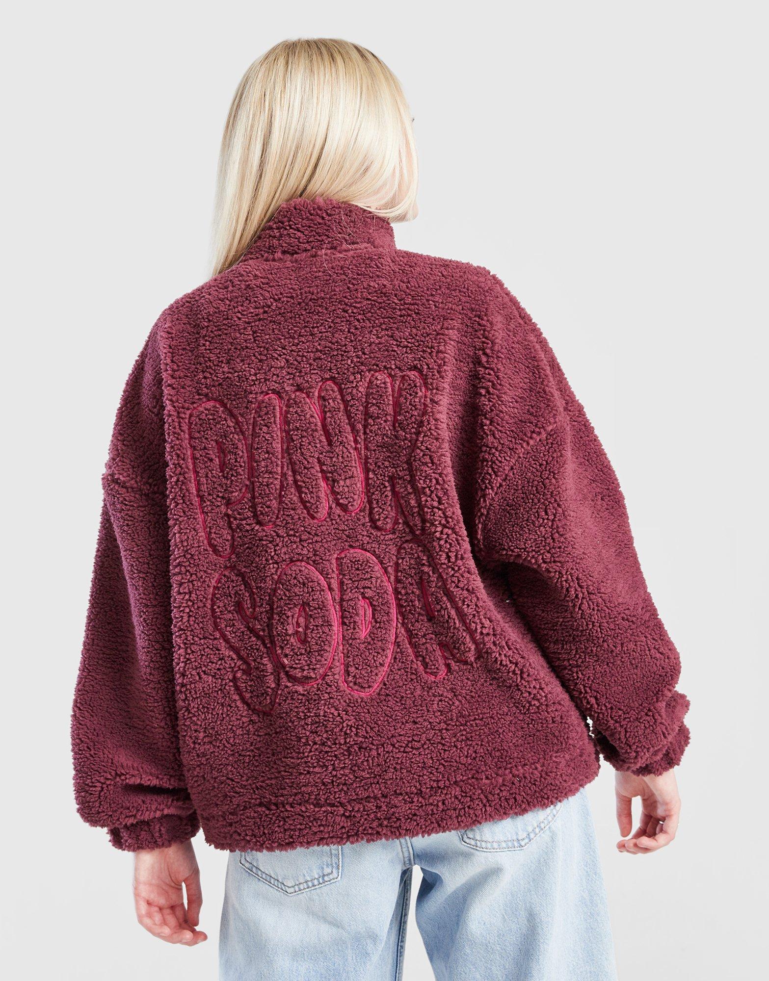 Pink Soda Sport Girls' Borg Full Zip Fleece Junior