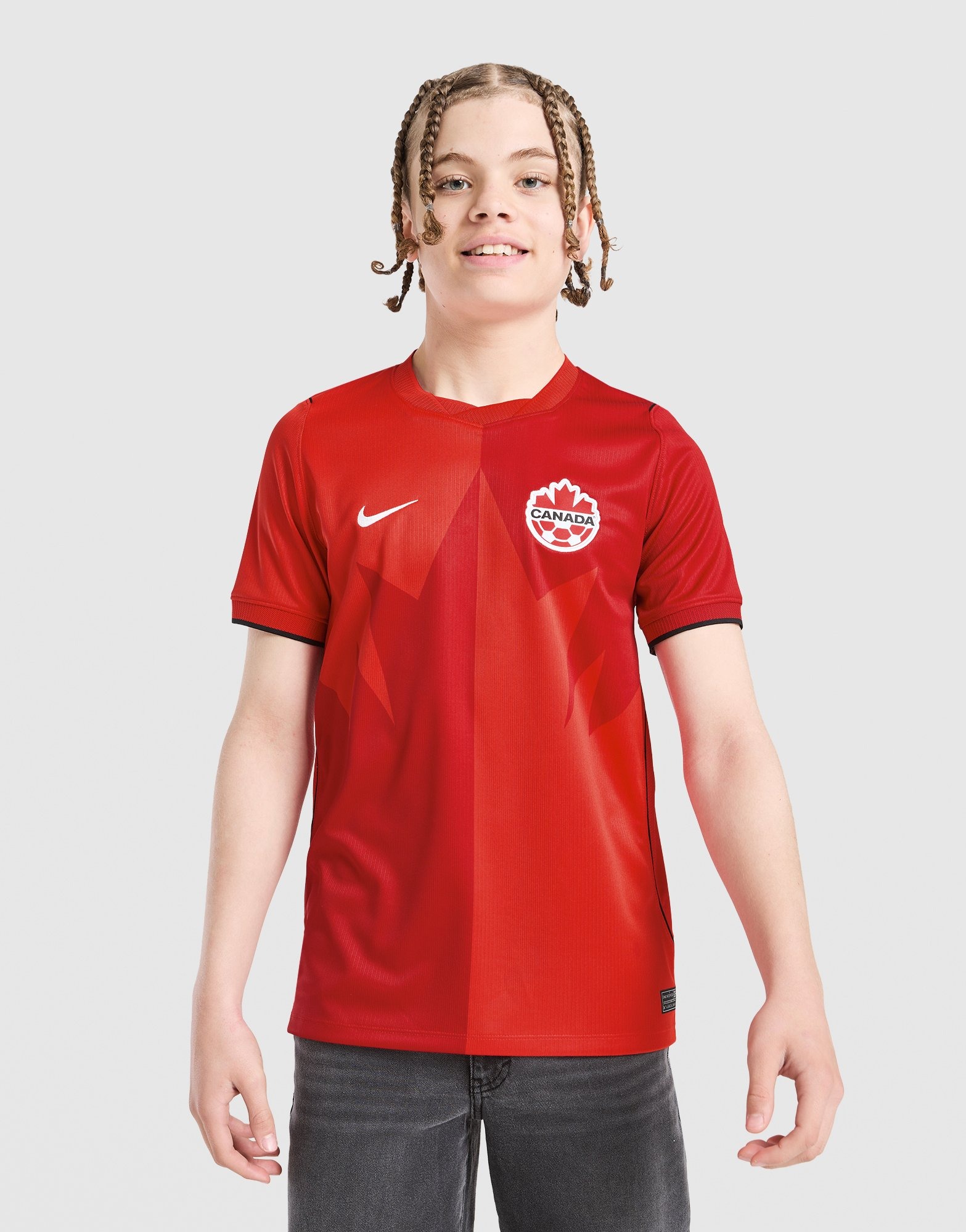 Red Nike Canada 2026 Home Shirt Junior - JD Sports Global
