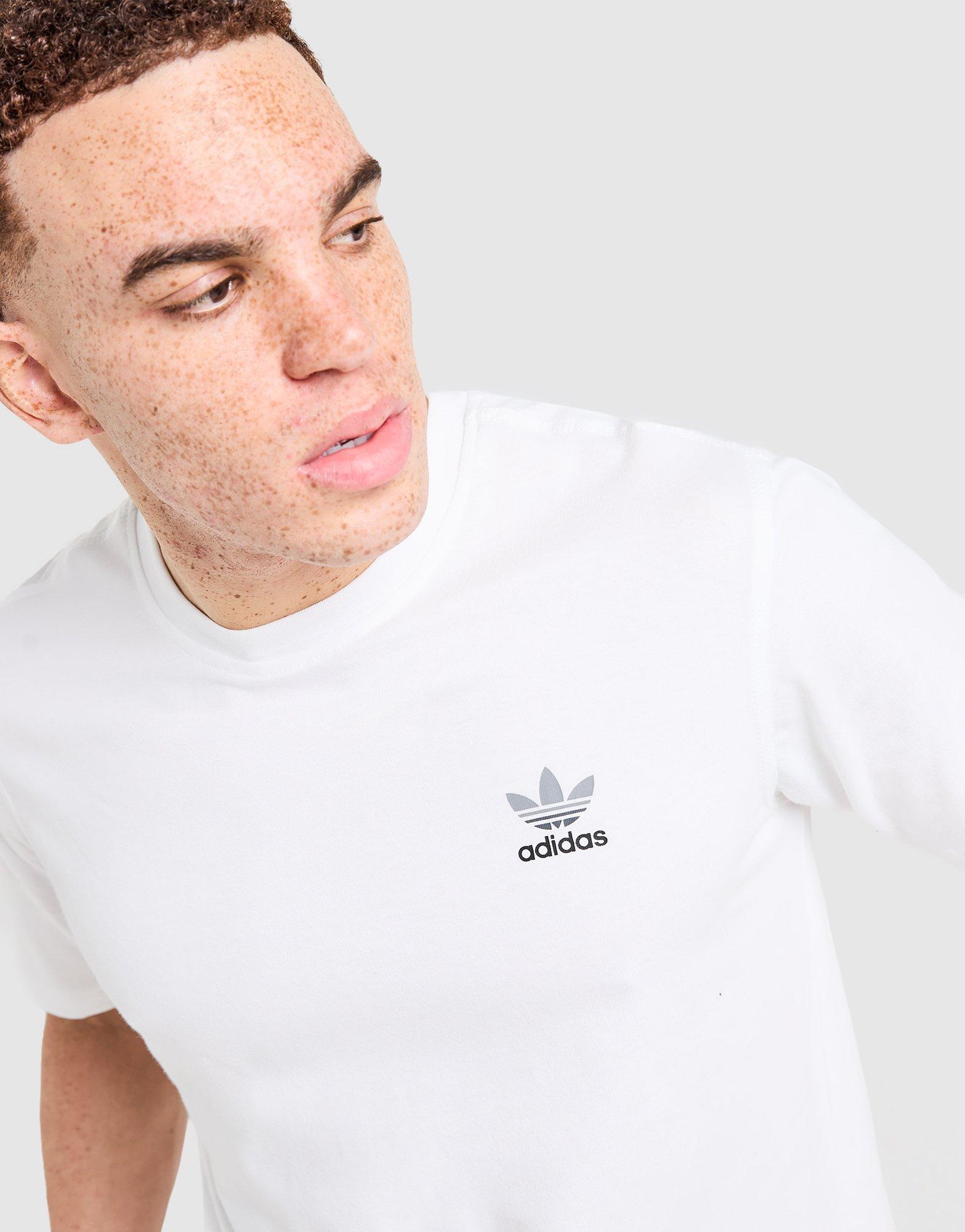 adidas Multi Colour Contrast Logo T-Shirt