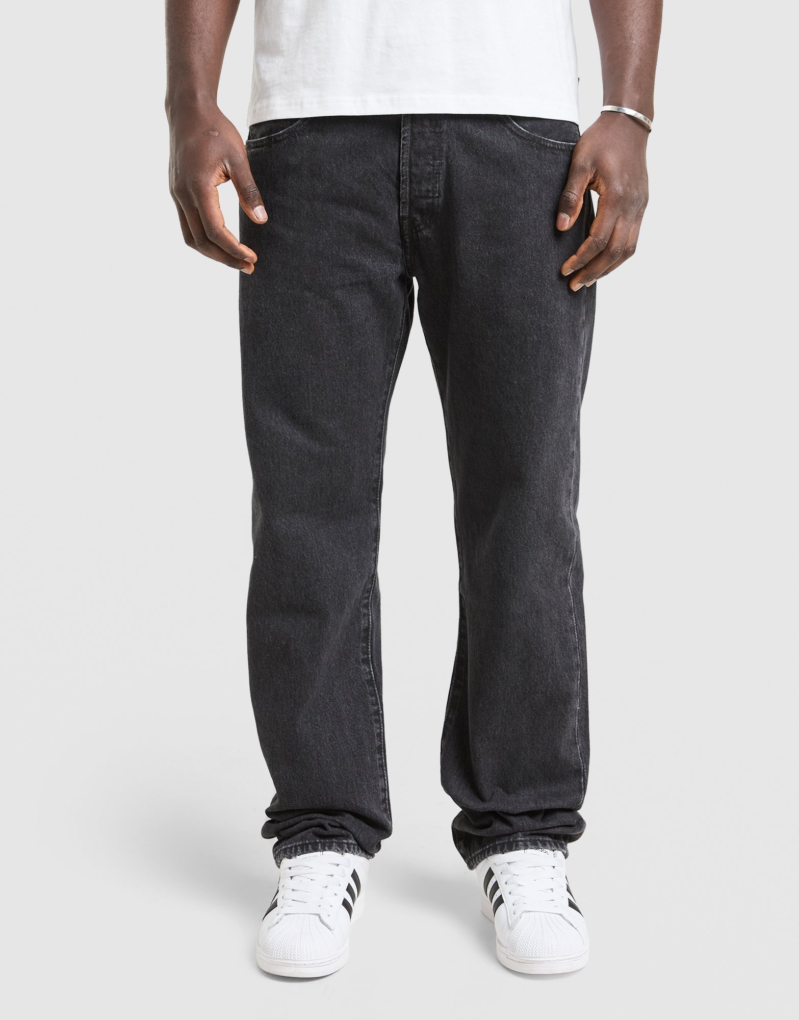 Black LEVI'S 501 Relaxed Jeans - JD Sports Global