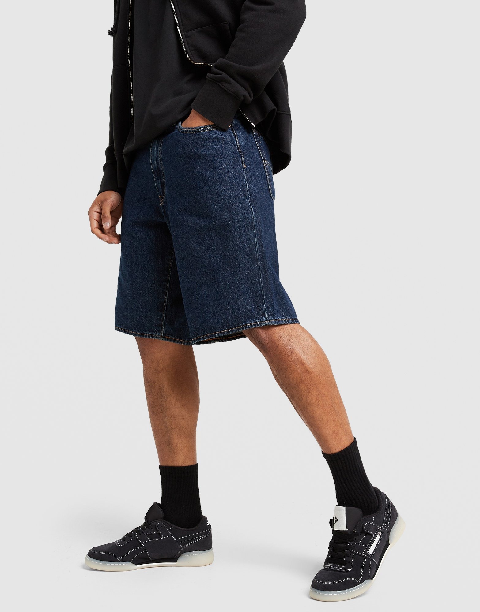 パンツ ANREALAGE 25AW BUTTON DENIM SHORTS 48 Blue LEVI'S 478 Baggy Denim Shorts - JD Sports Global