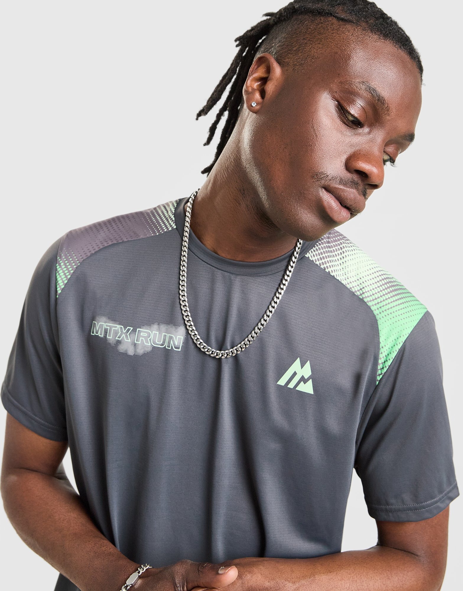 MRMTシャツ Grey MONTIREX MTX Run Disperse T-Shirt - JD Sports Global