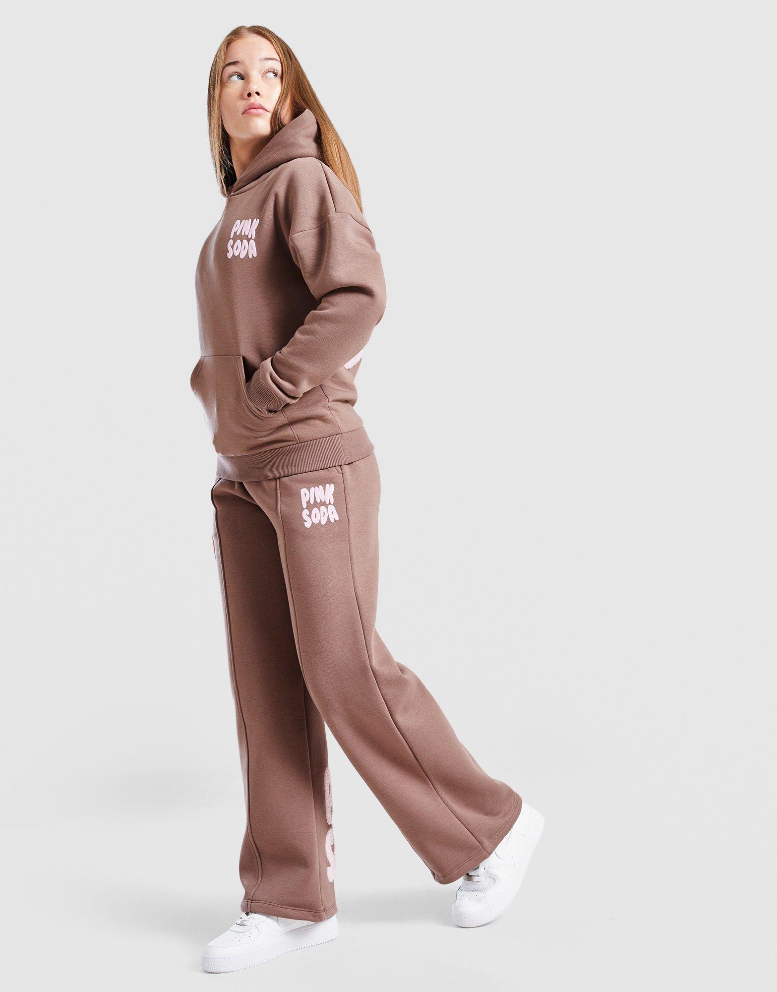 Pink Soda Sport Girls' Mix Twill Joggers Junior