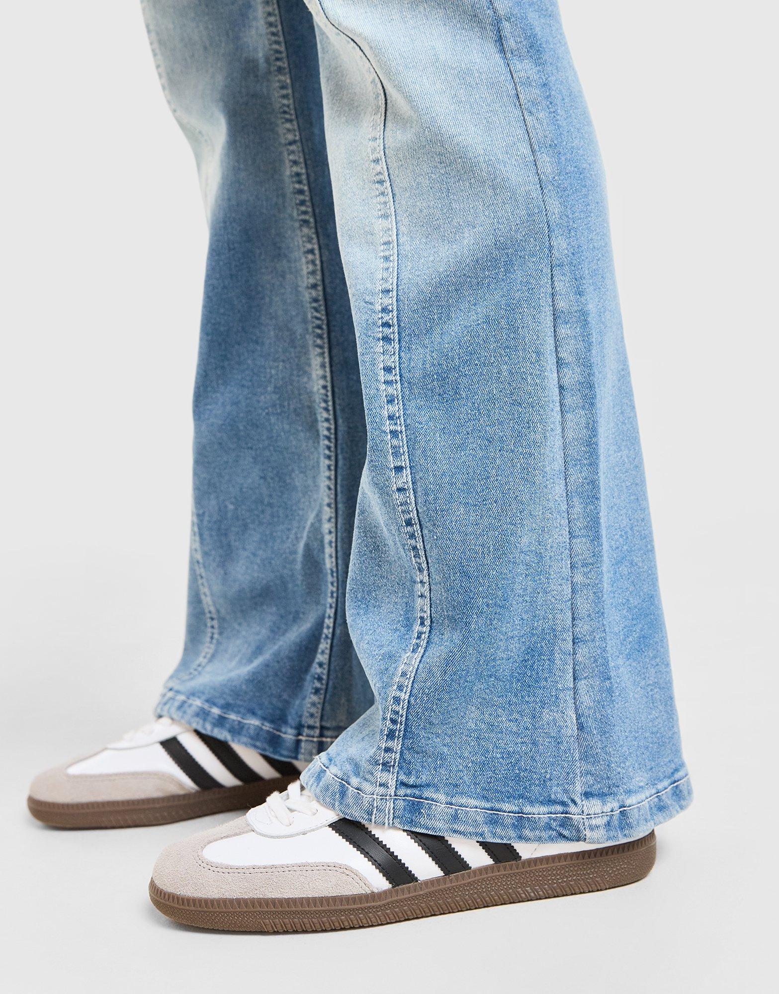 JUICY COUTURE Cross Lace Up Denim Jeans