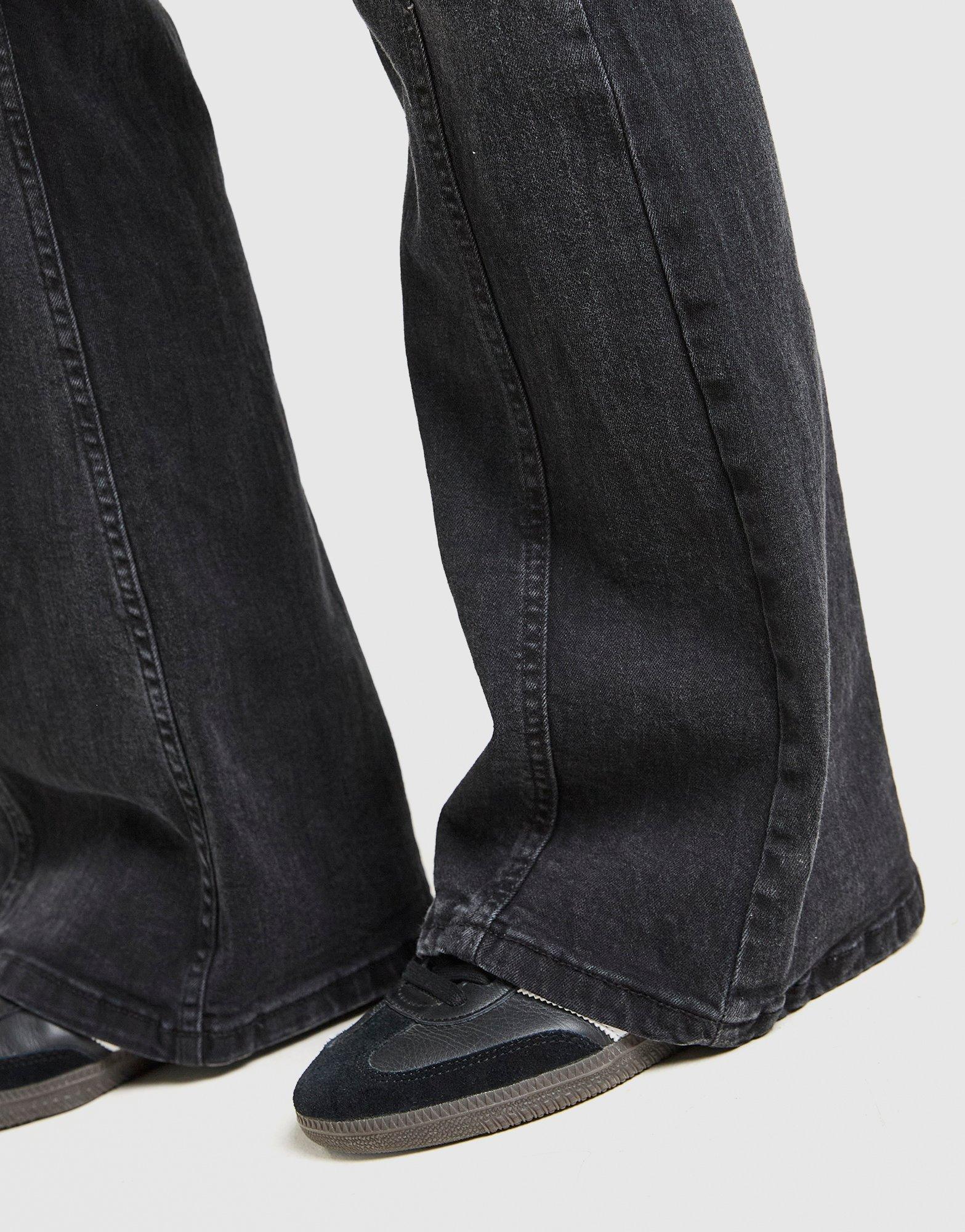 JUICY COUTURE Cross Lace Up Denim Jeans