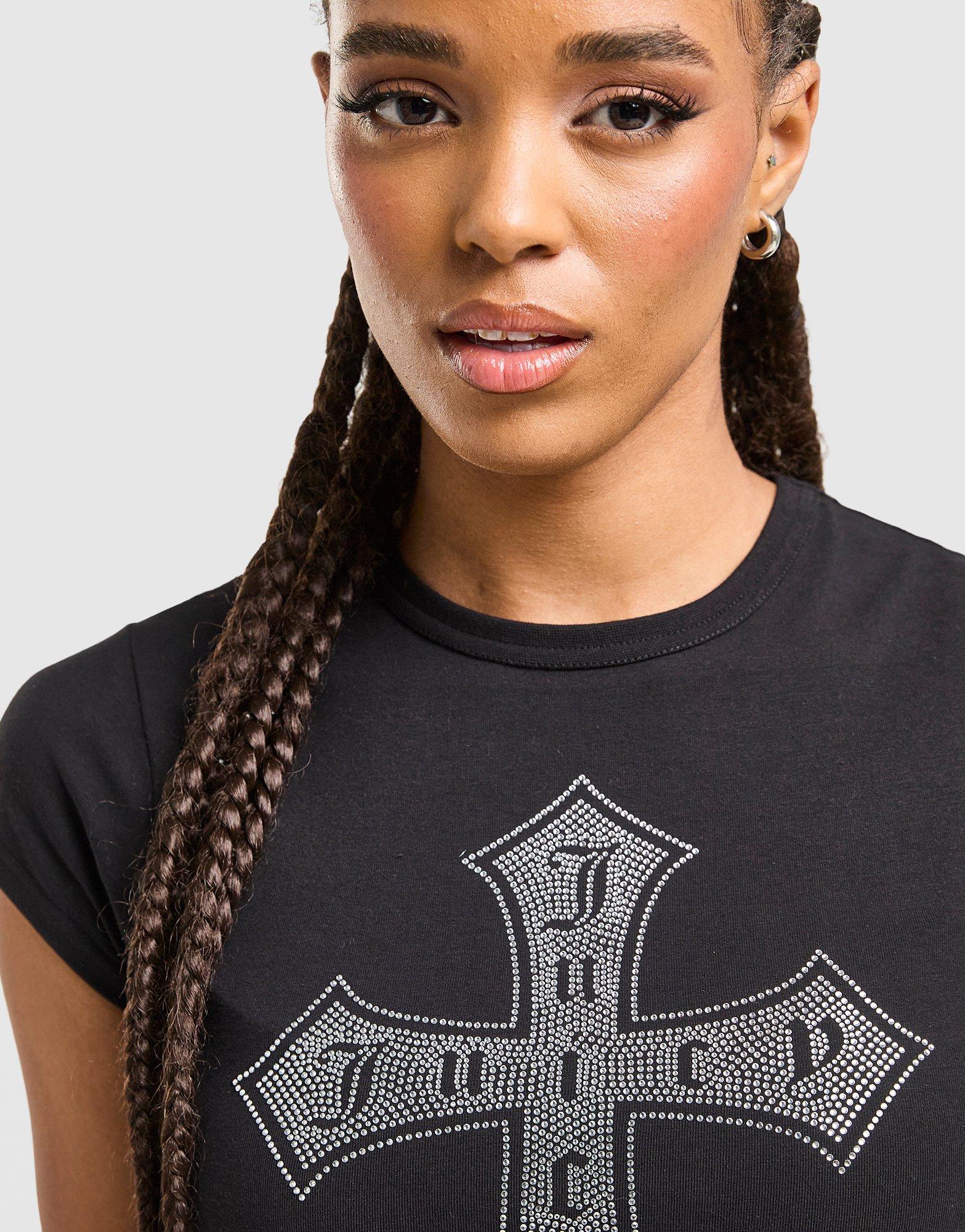 JUICY COUTURE Cross Diamante Baby T-Shirt