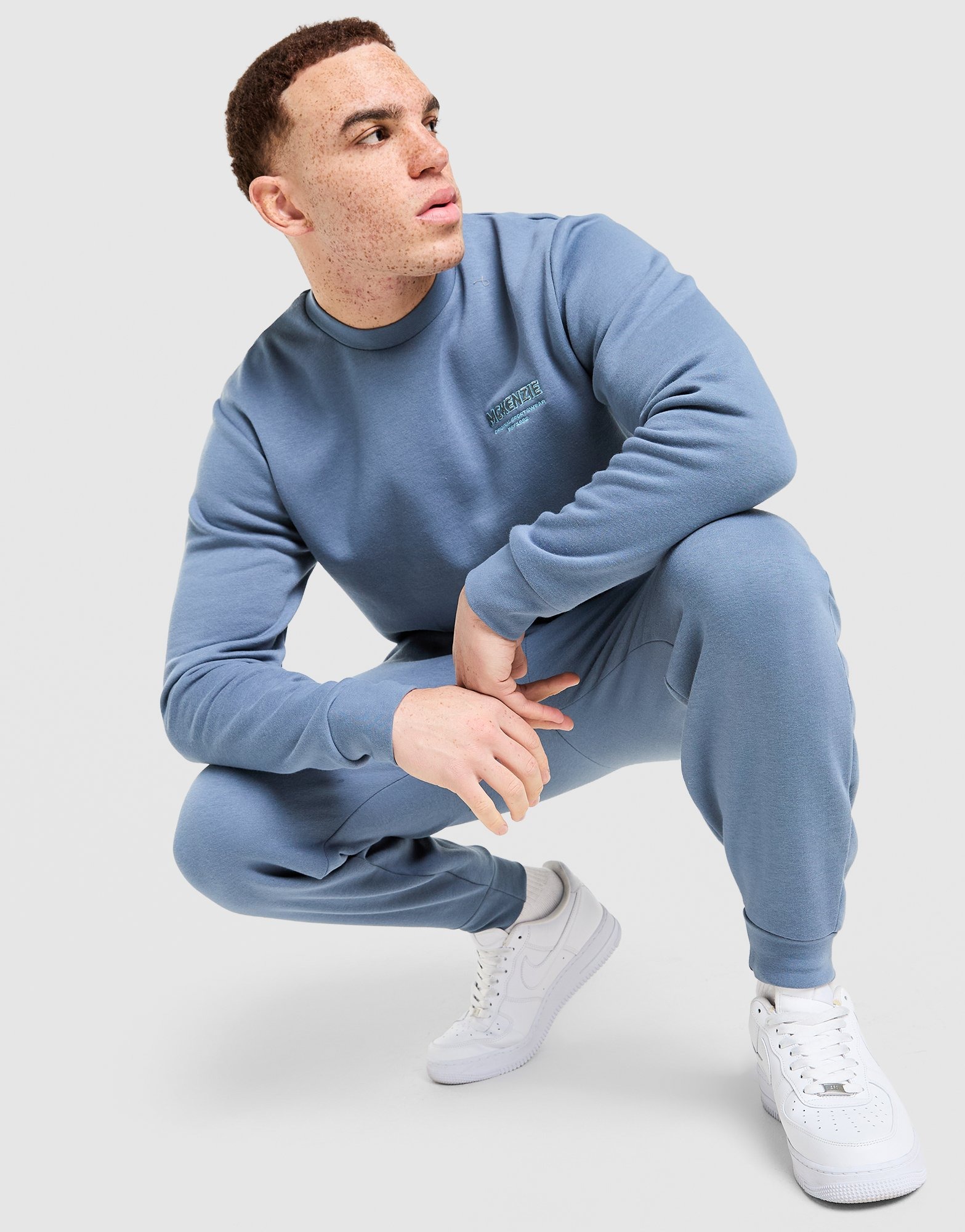 Blue McKenzie Elsted Crew Tracksuit | JD Sports UK
