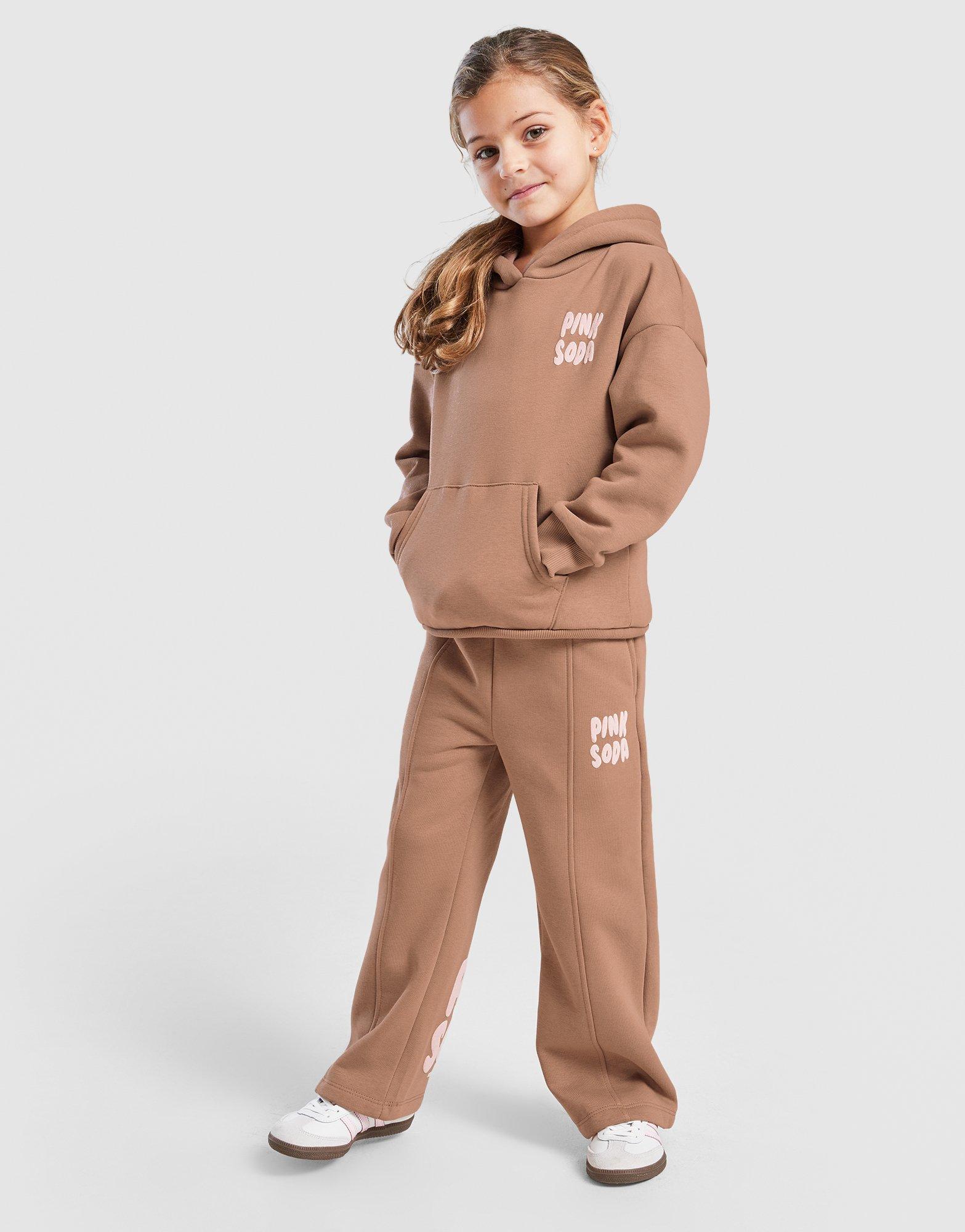 Pink Soda Sport Girls' Mix Hoodie Tracksuit Children