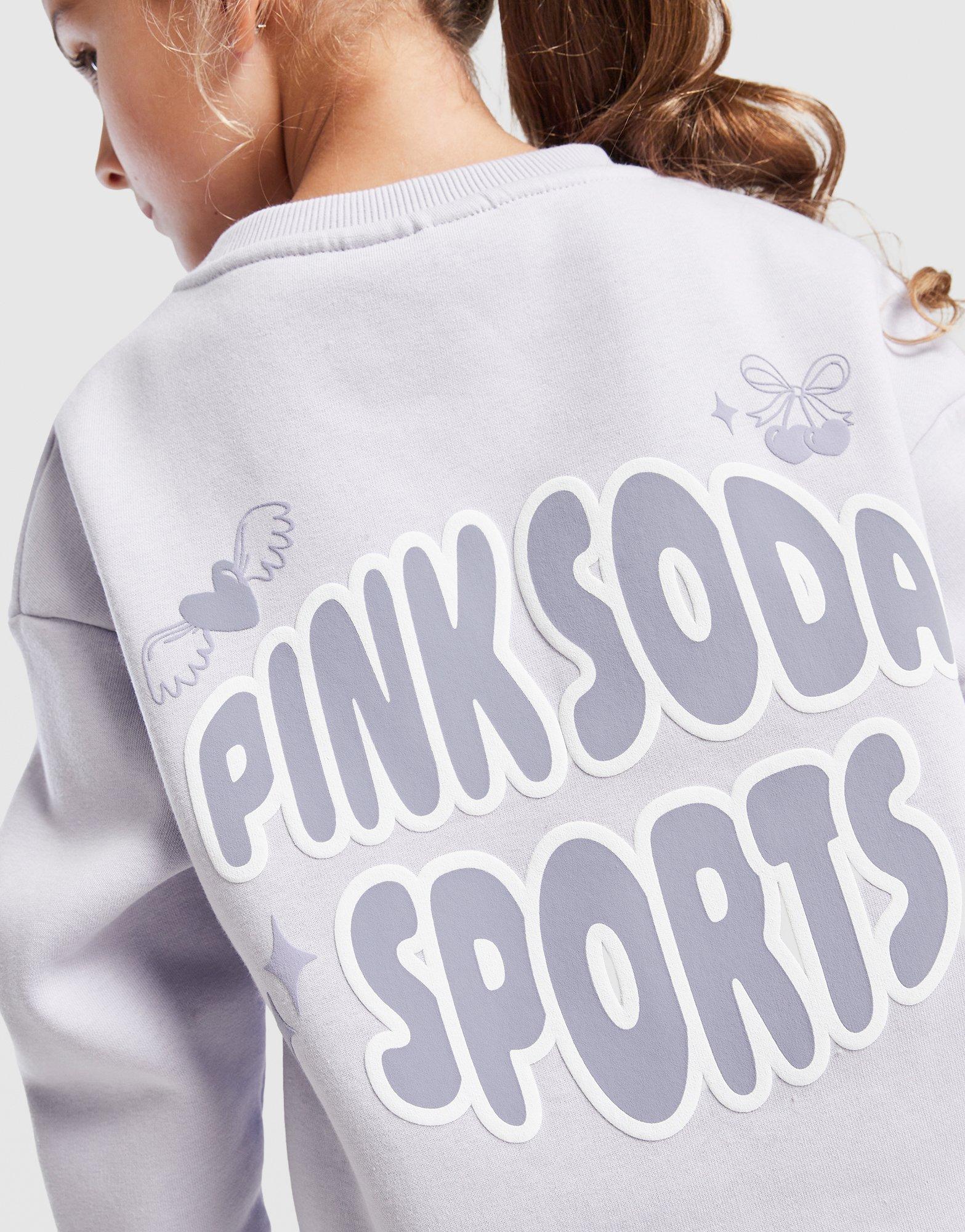 Pink Soda Sport Girls' Scribble Crew Tracksuit Children